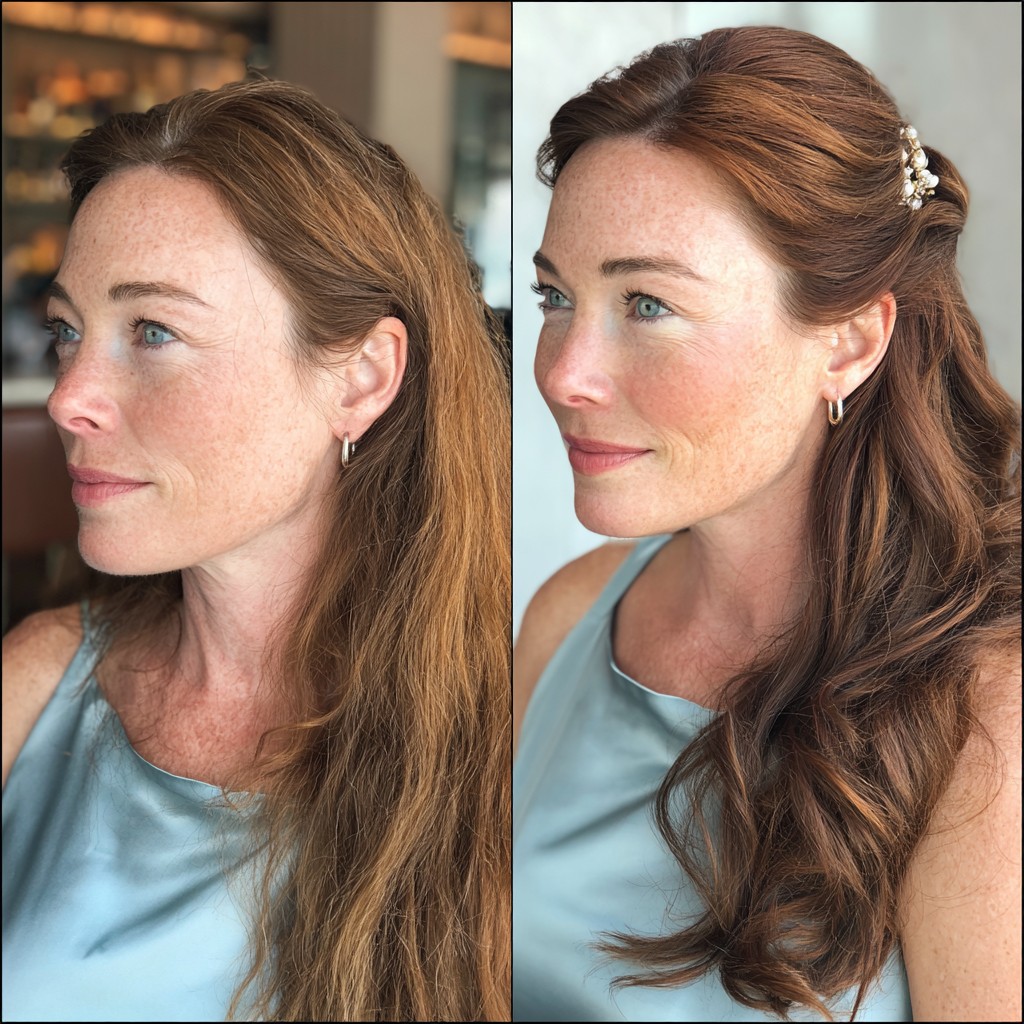 Refined Auburn Waves with Elegant Side Sweep