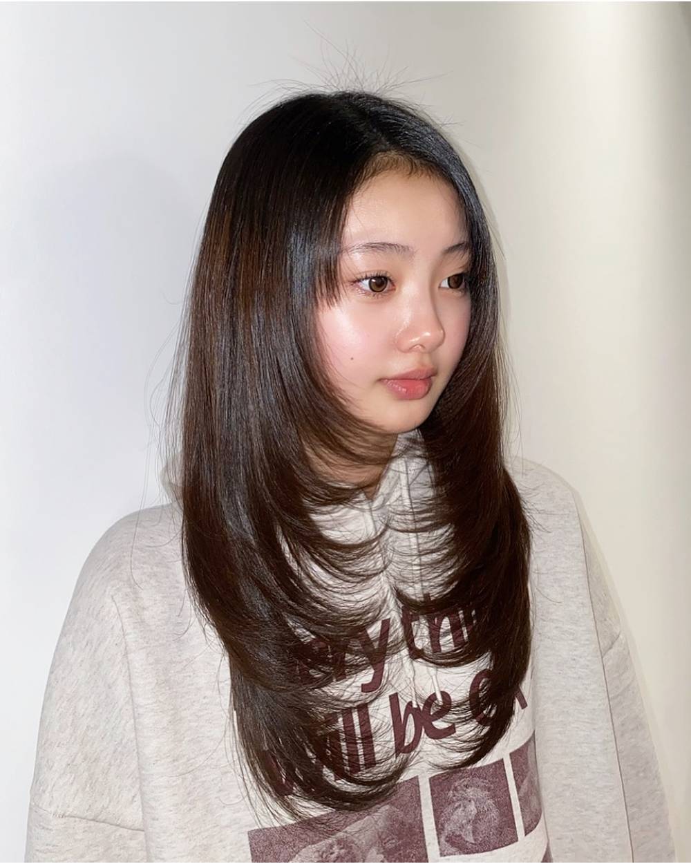 Chic Layered Butterfly Cut for Long Hair