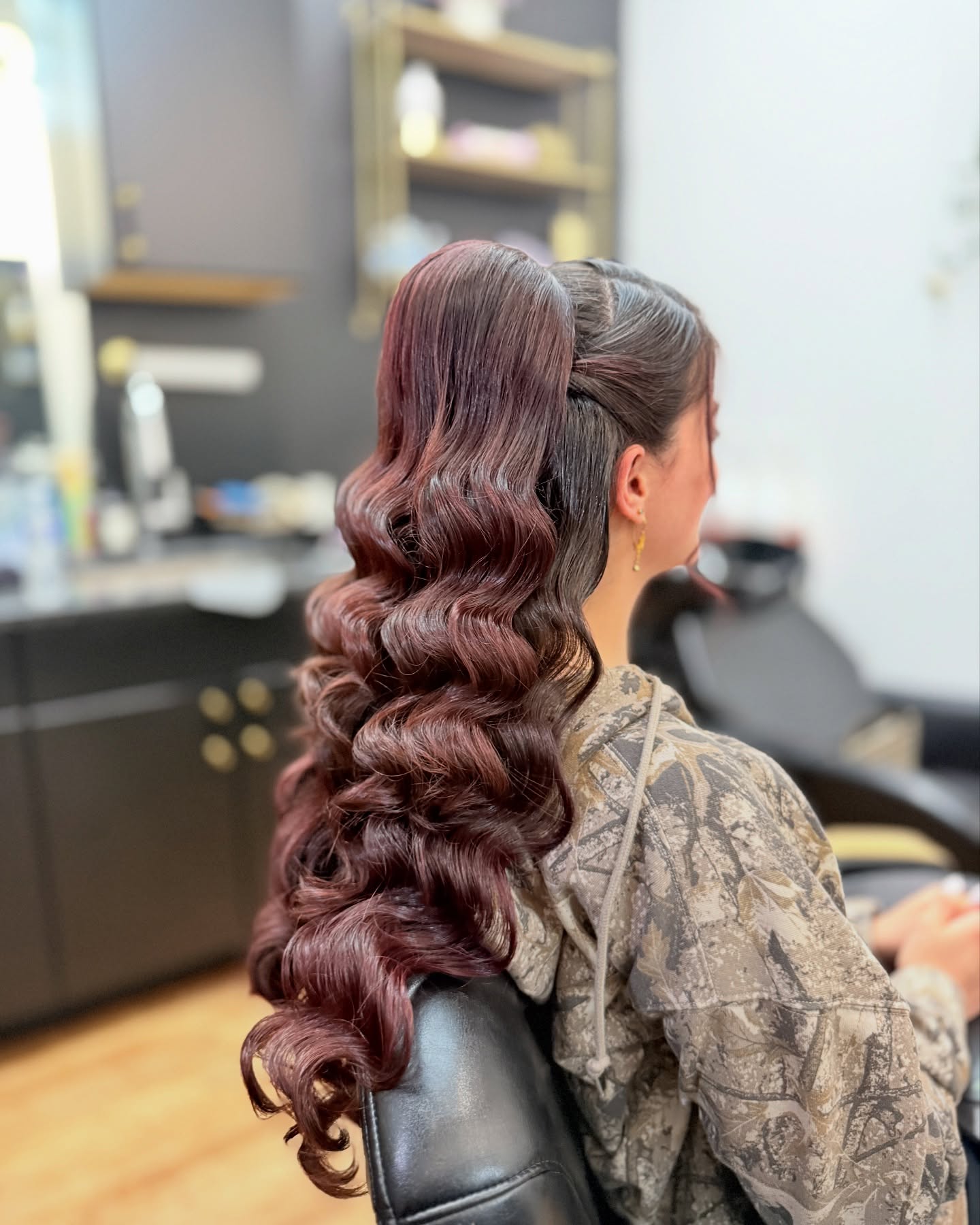 Deep-Burgundy-Side-Swept-Curls