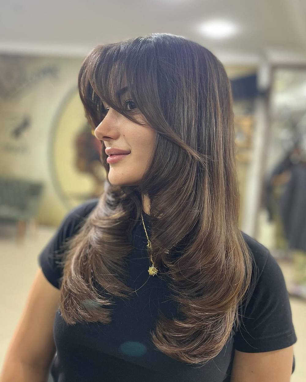 Softly Layered Butterfly Cut with Gentle Face Framing