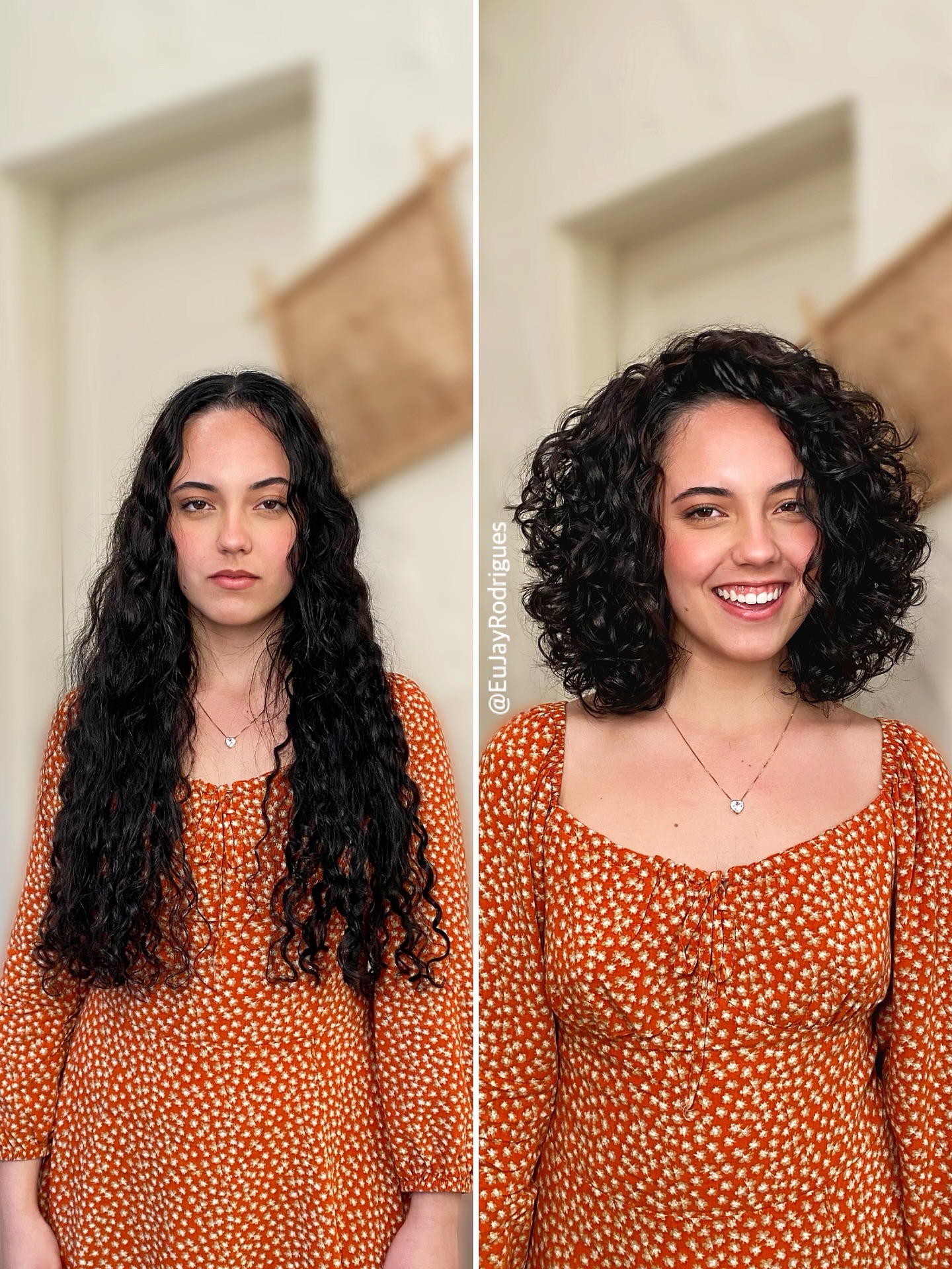 Bouncy Shoulder-Length Bob with Sculpted Curls