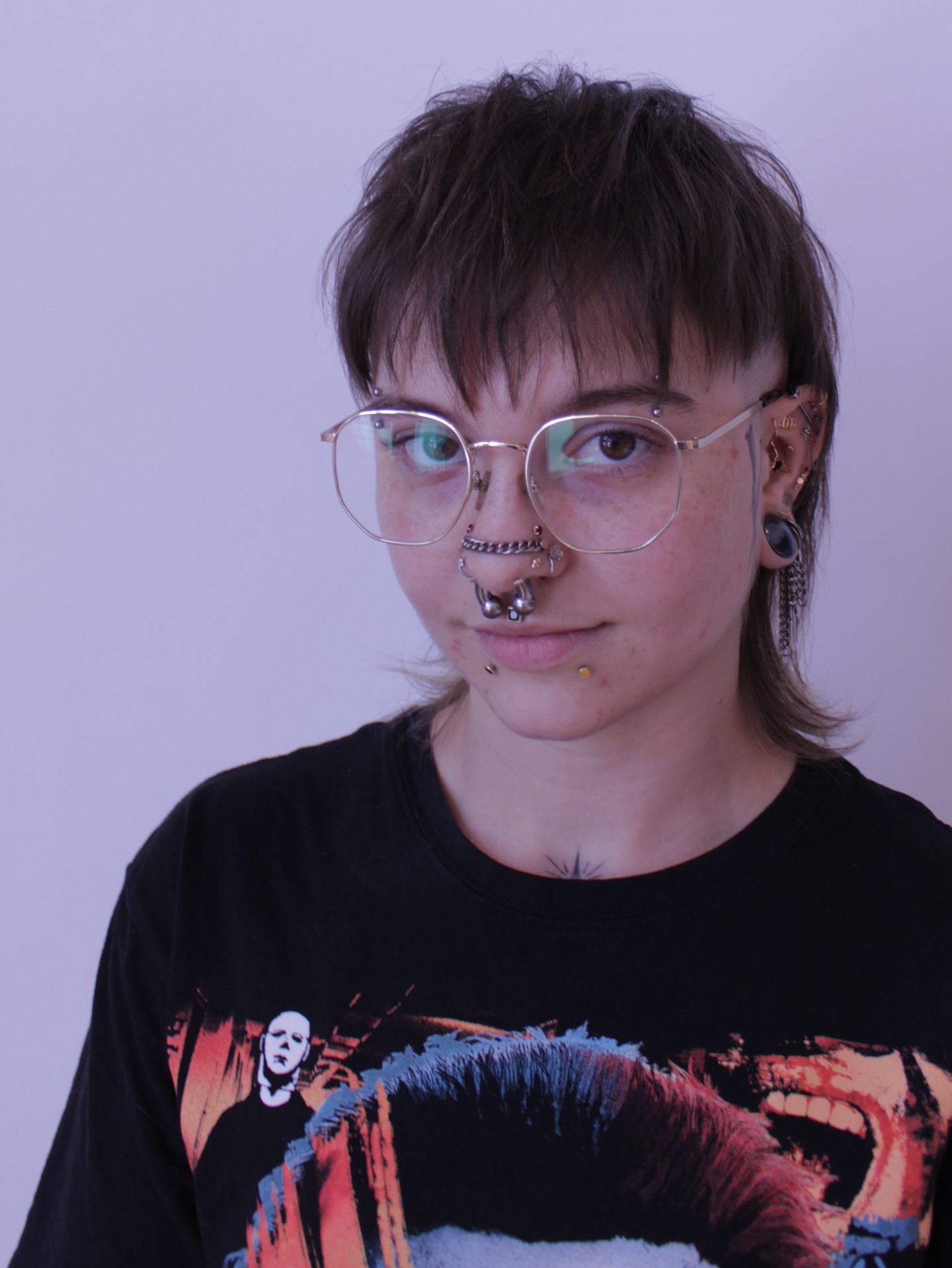 Edgy Textured Mullet with Bold Fringe