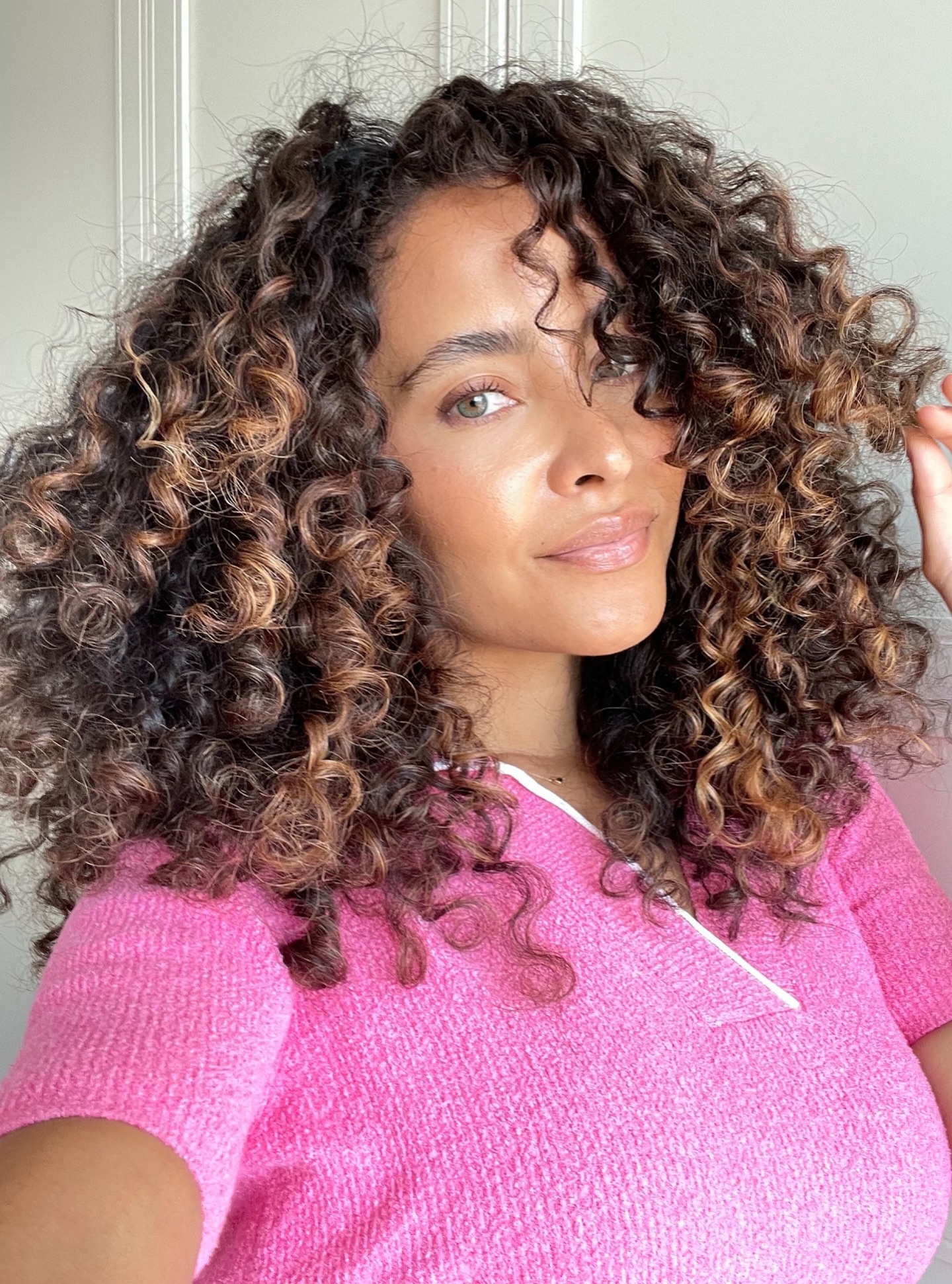 Lush Multi-Tonal Curly Cascade