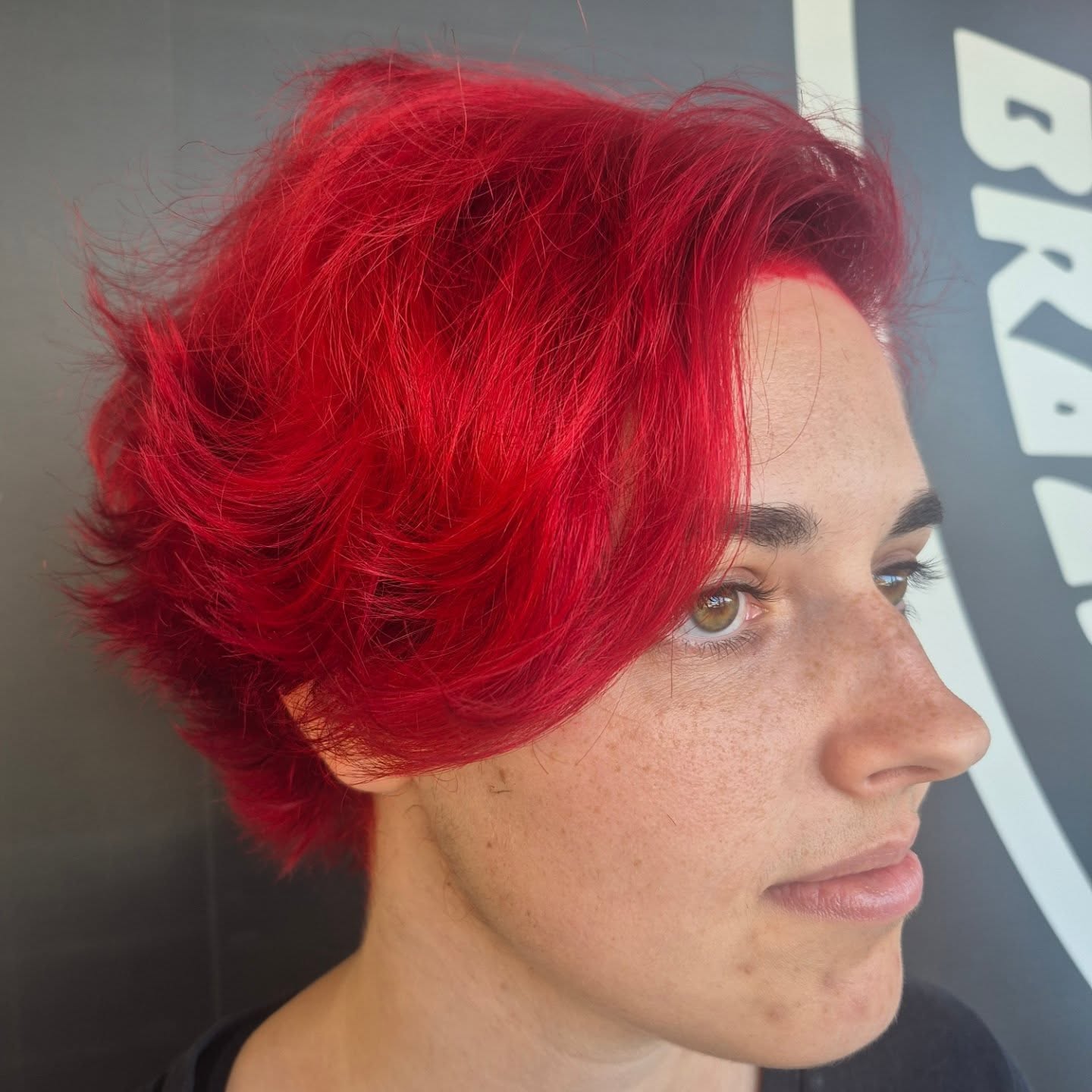 Sassy Crimson Chop with Volumetric Switch