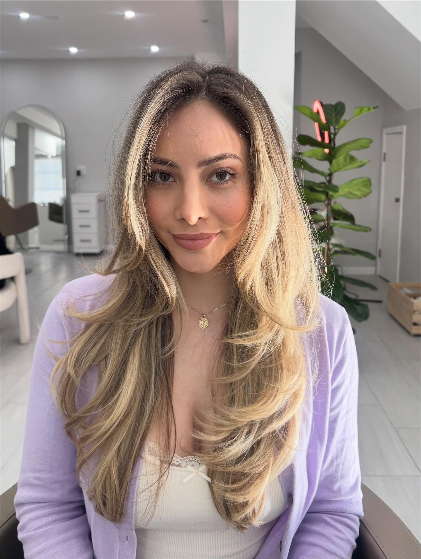 Softly Tousled Sandy Blonde Layers