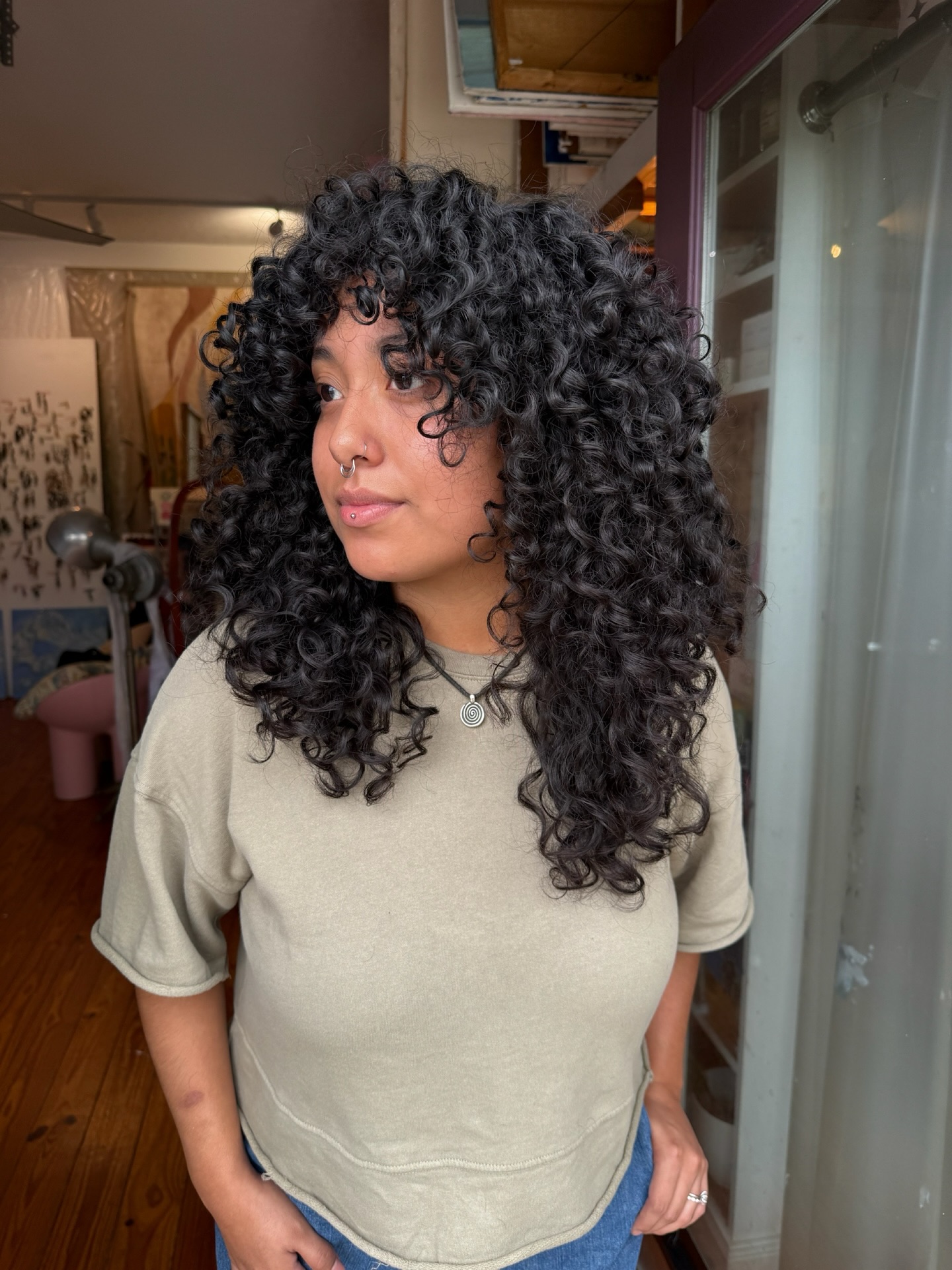 Sumptuous Natural Curly Volume Cascade