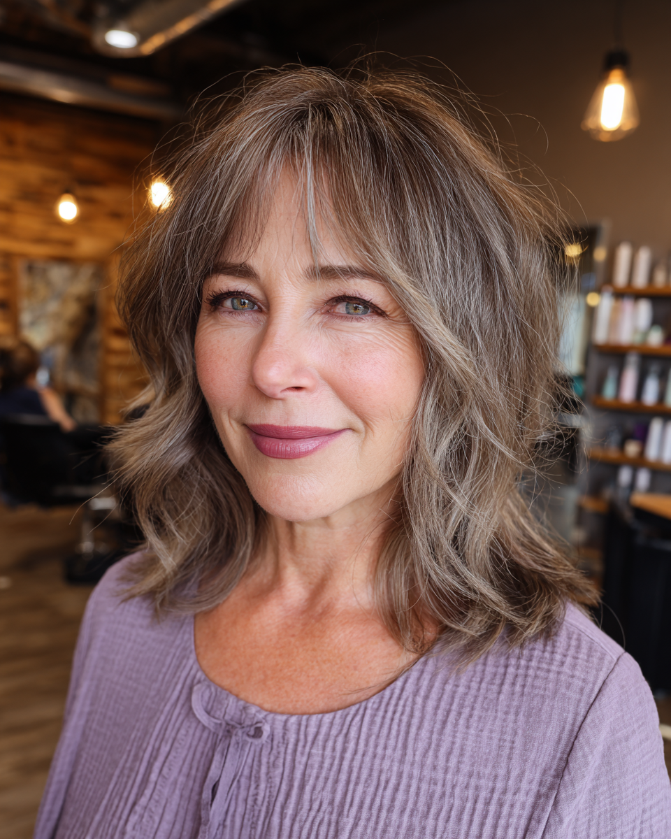 Textured Shoulder-Length Cut with Soft Layers