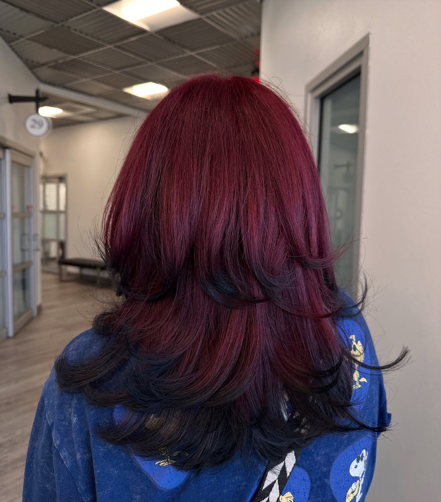 Velvety Claret S-Curl Layers