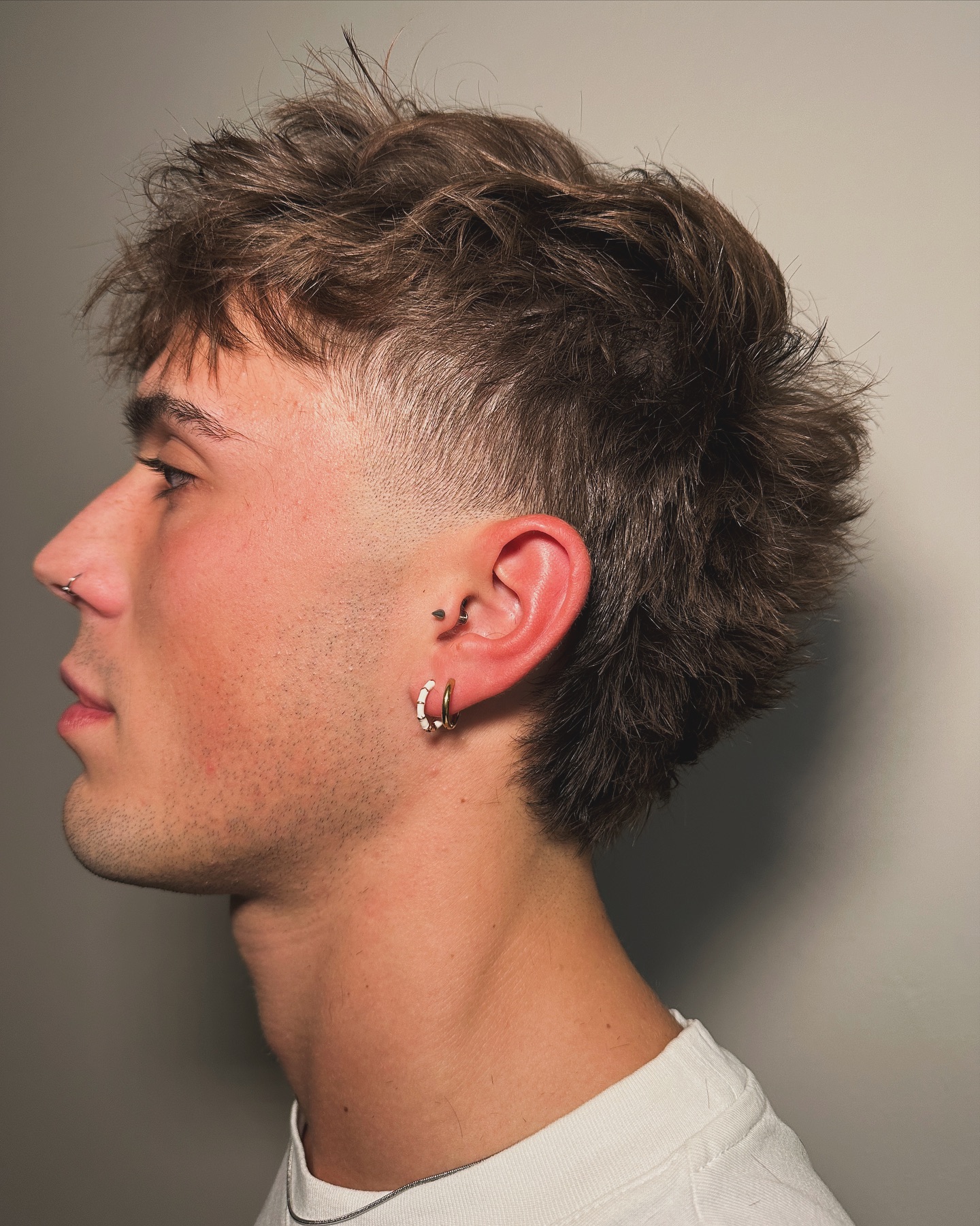 Textured Modern Mullet with Defined Layers