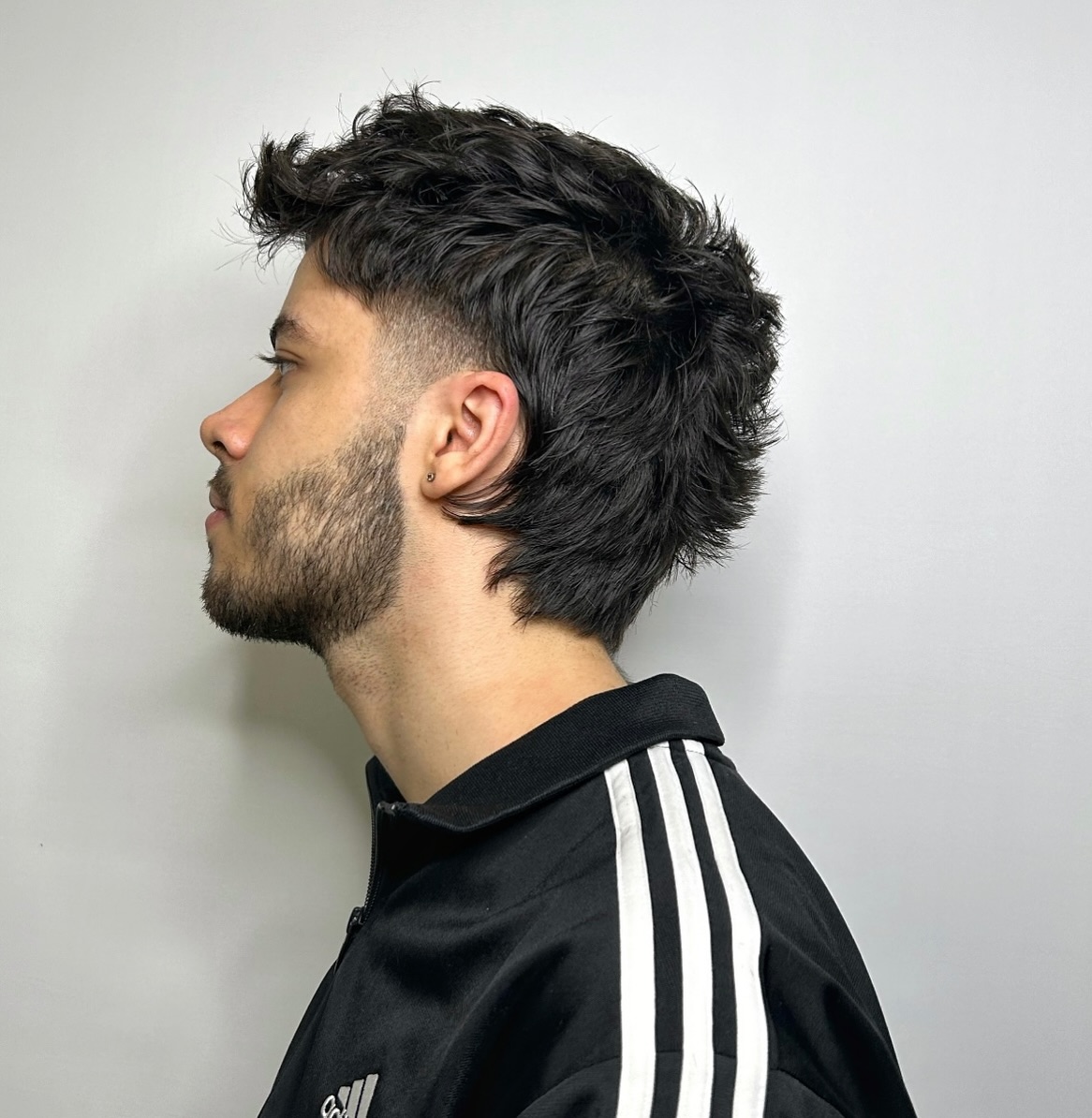 Bold Textured Mullet with Defined Layers