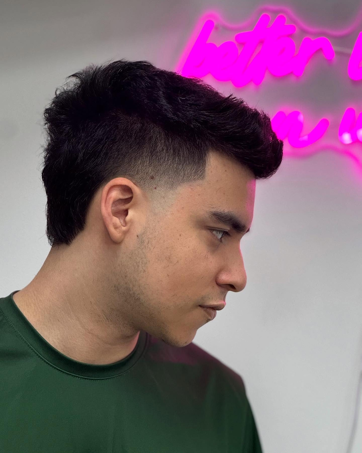 Chic Modern Mullet with Defined Texture