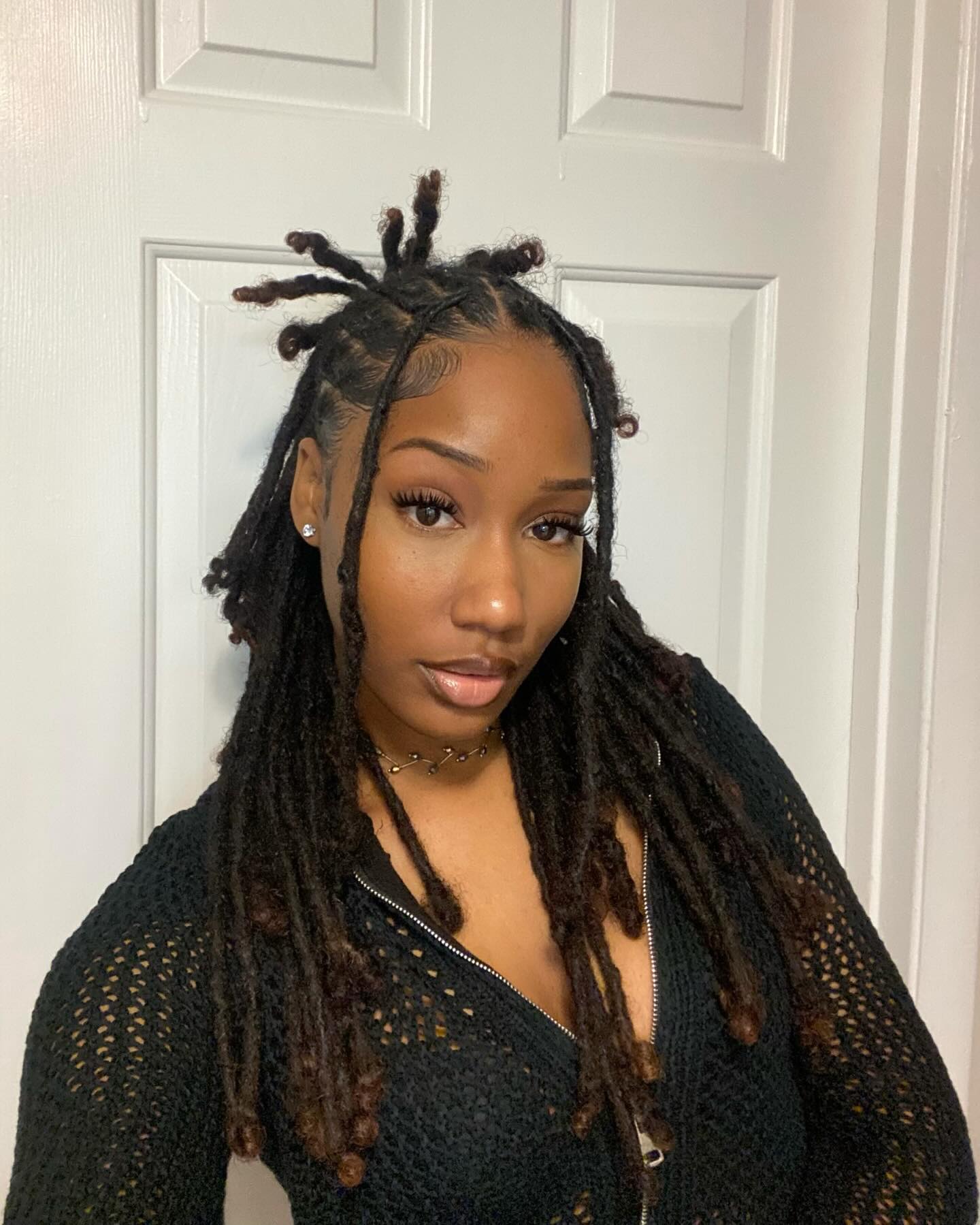 Playful Twisted Locs with Fun Spirals