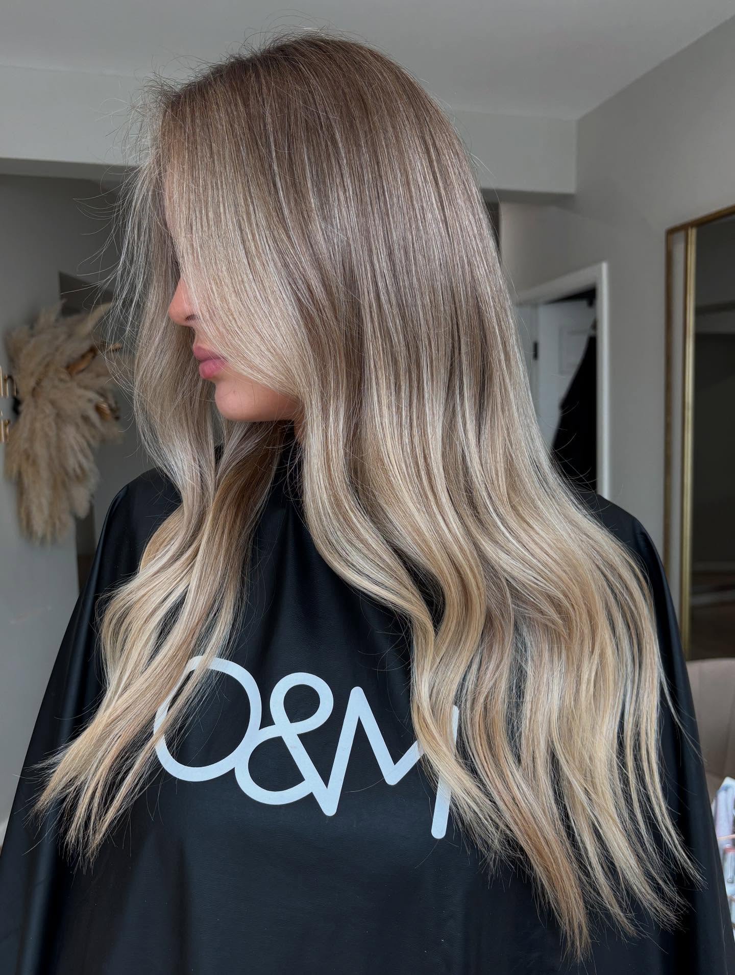 Subtle Ash Blonde Balayage with Soft Waves