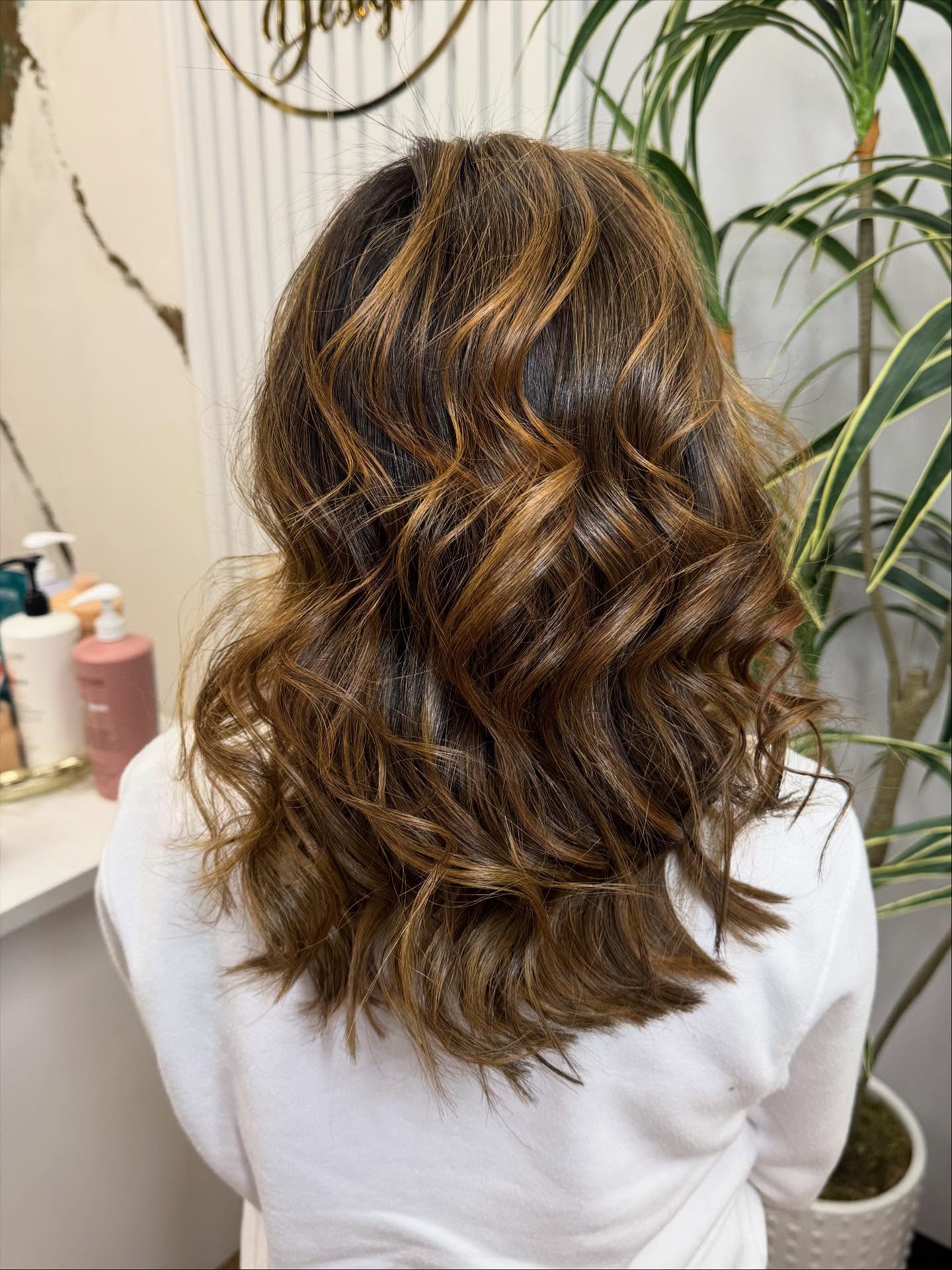 Beautiful Warm Brown Waves with Subtle Caramel Highlights
