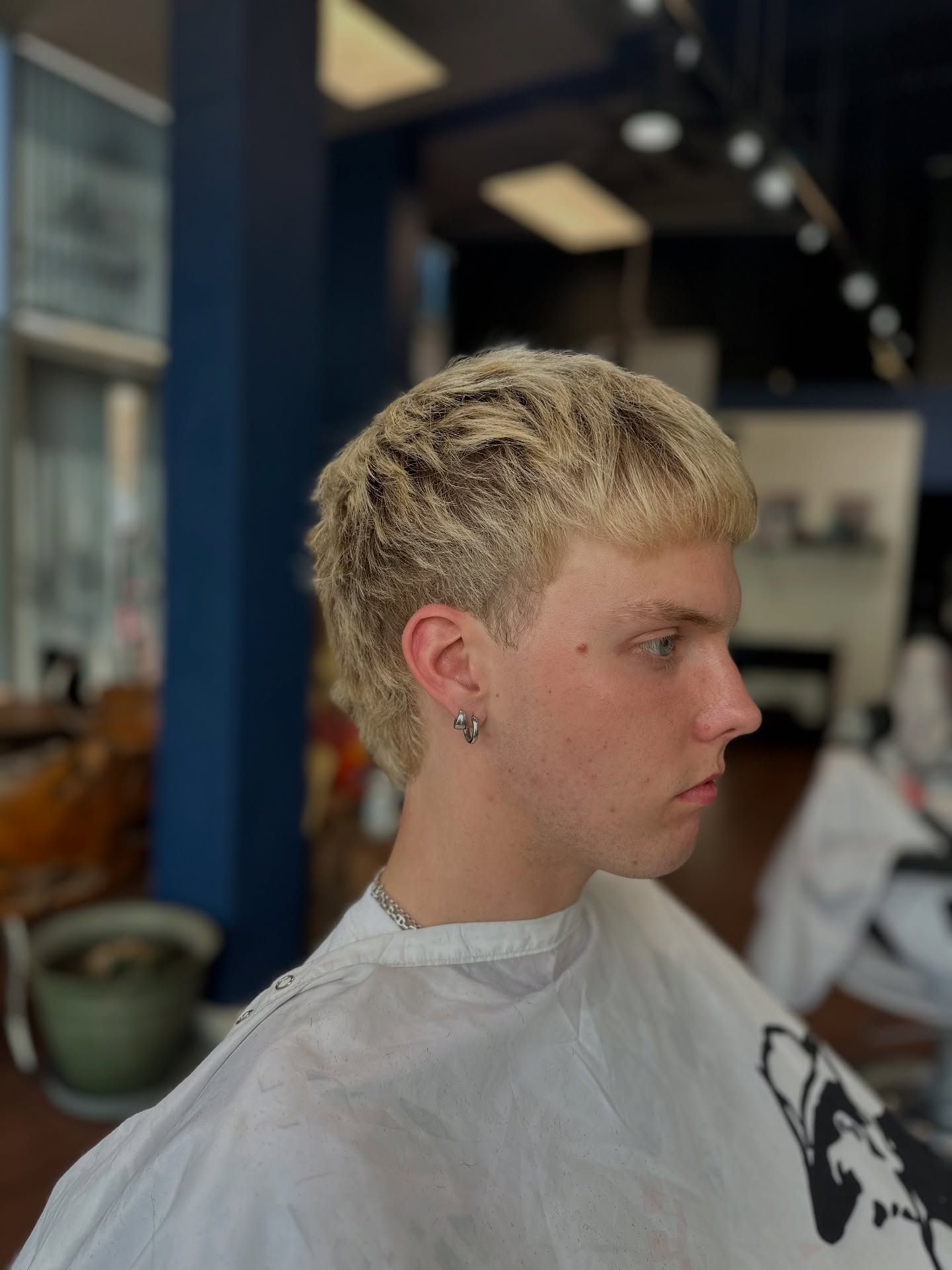 Choppy Golden Blonde Crop with Subtle Texture