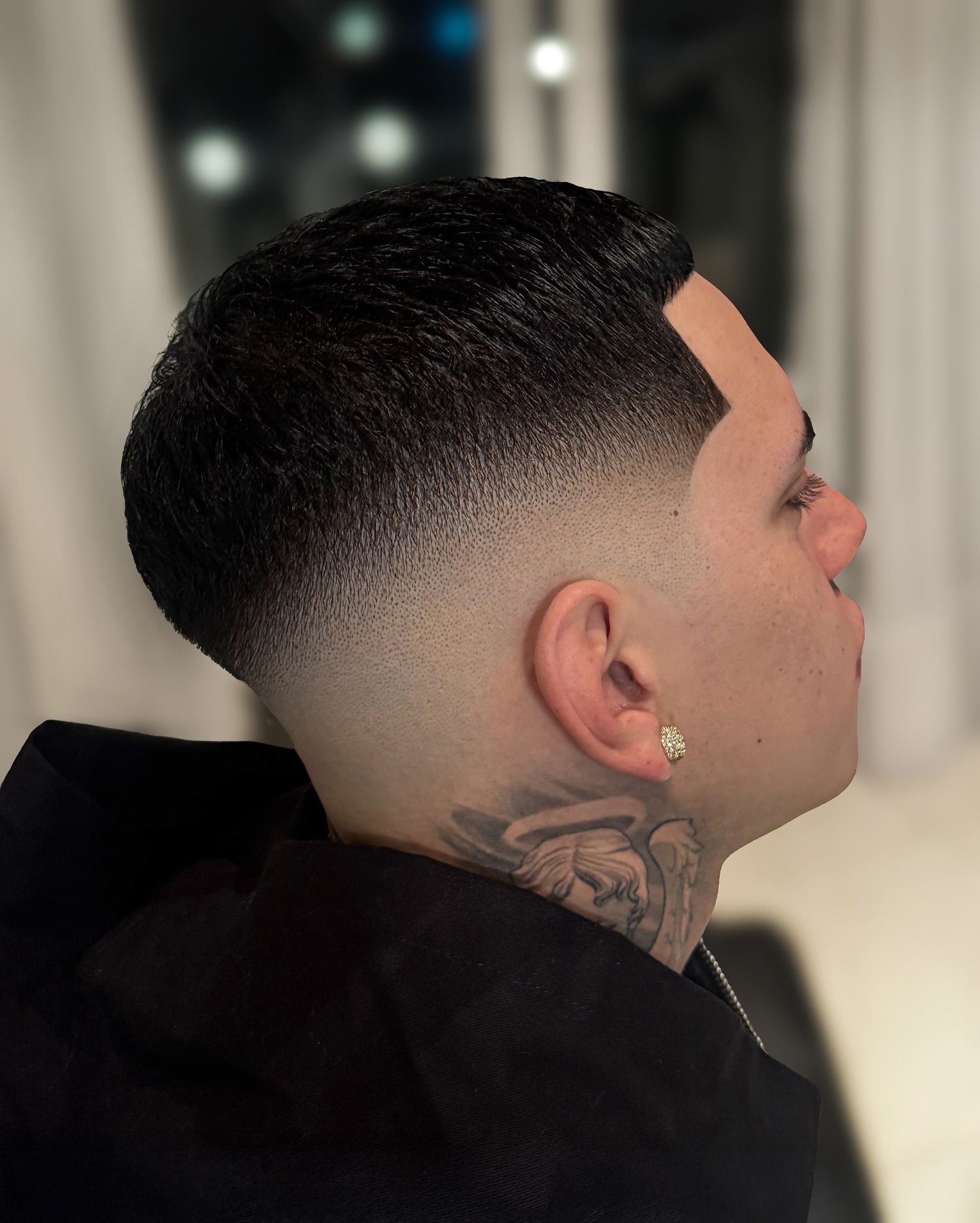Clean Tapered Fade with Textured Top