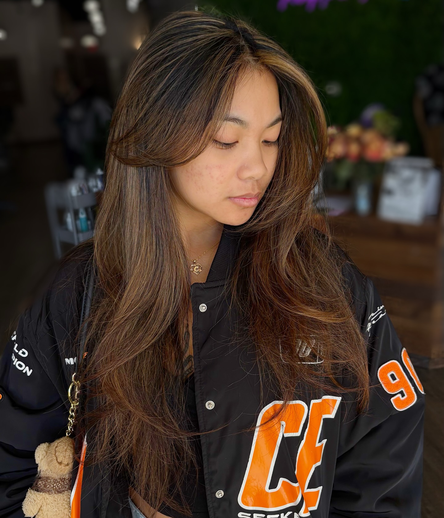 Dimensional Brunette Layers with Subtle Highlights