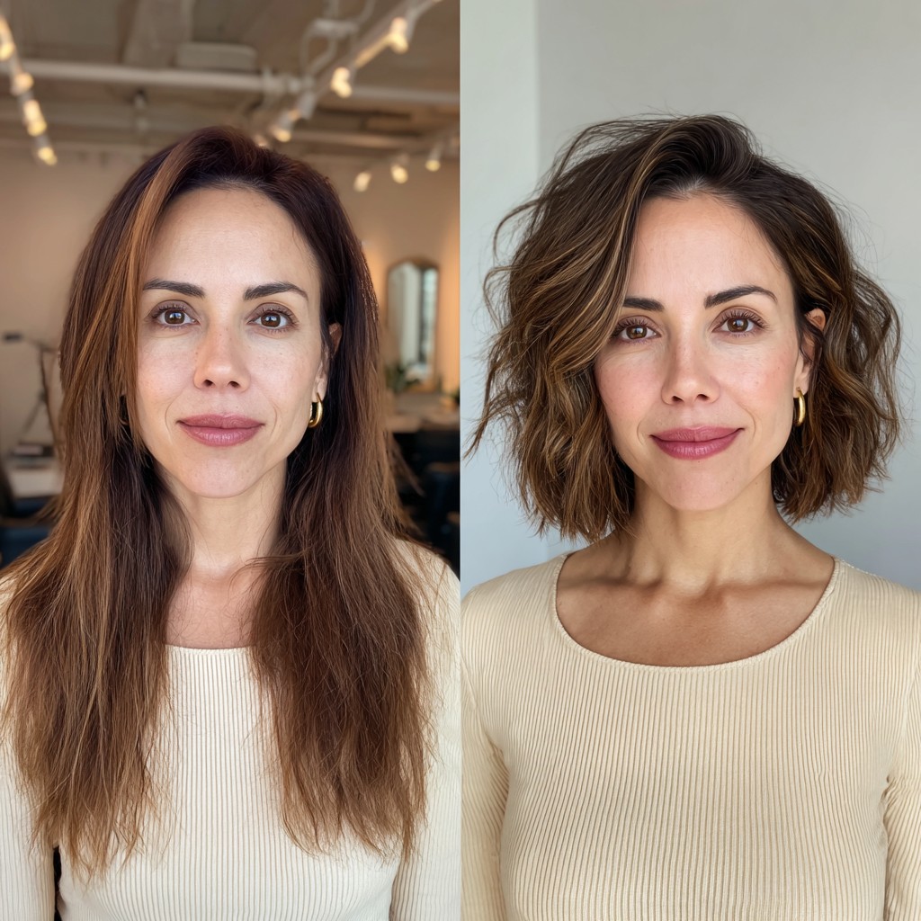 Effervescent Chestnut Waves with Asymmetrical Layers