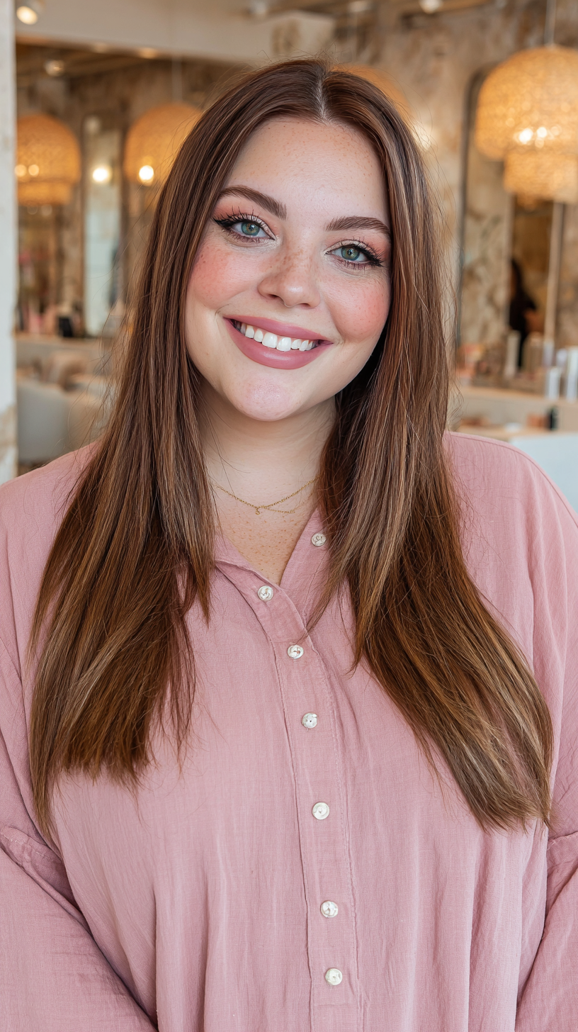 Elegant Long Cut with Subtle Face Framing