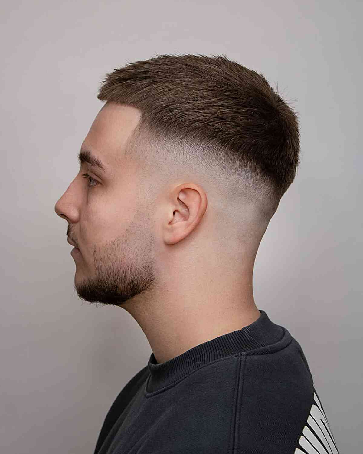 Modern High Fade with Textured Top