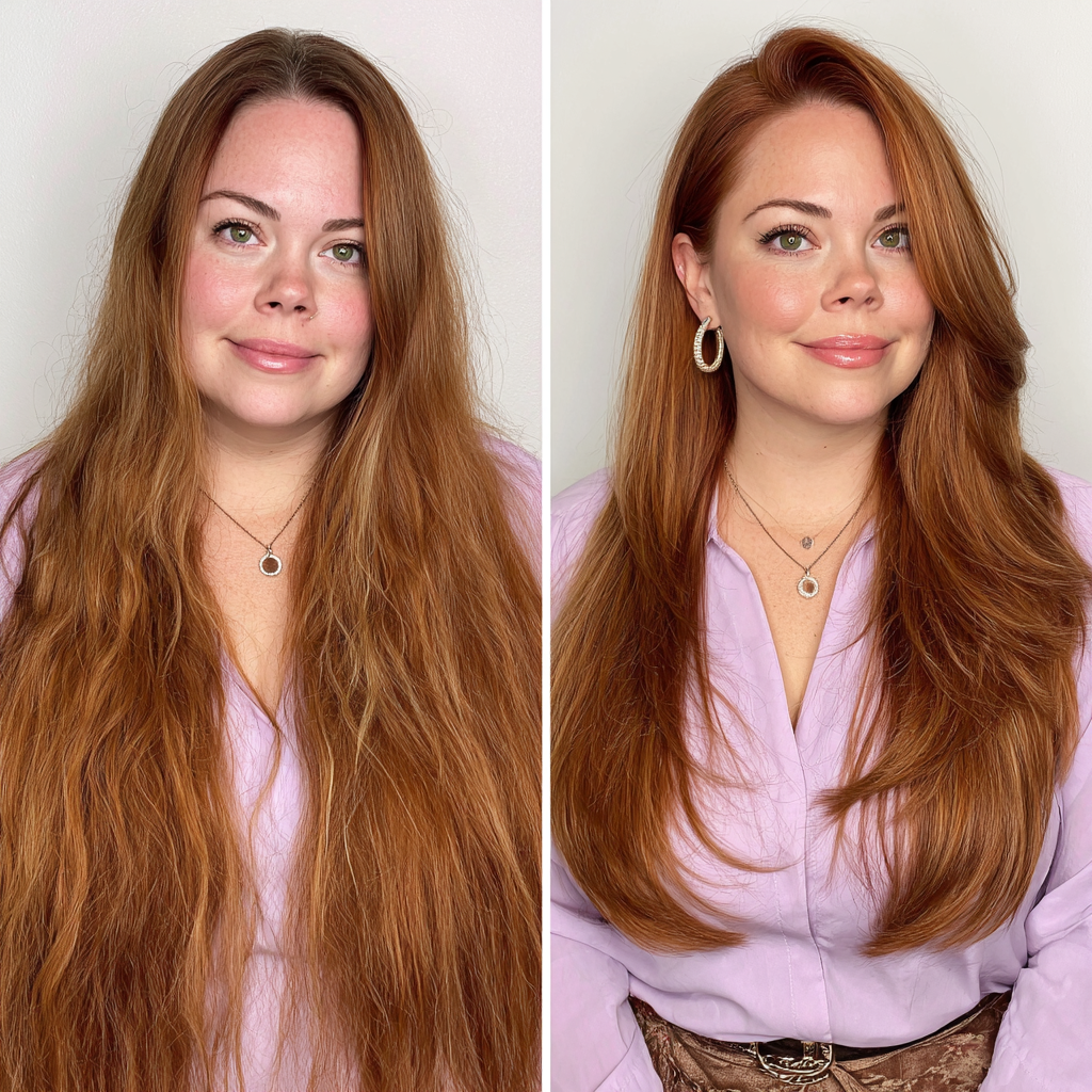 Radiant Long Layers with Subtle Face Framing