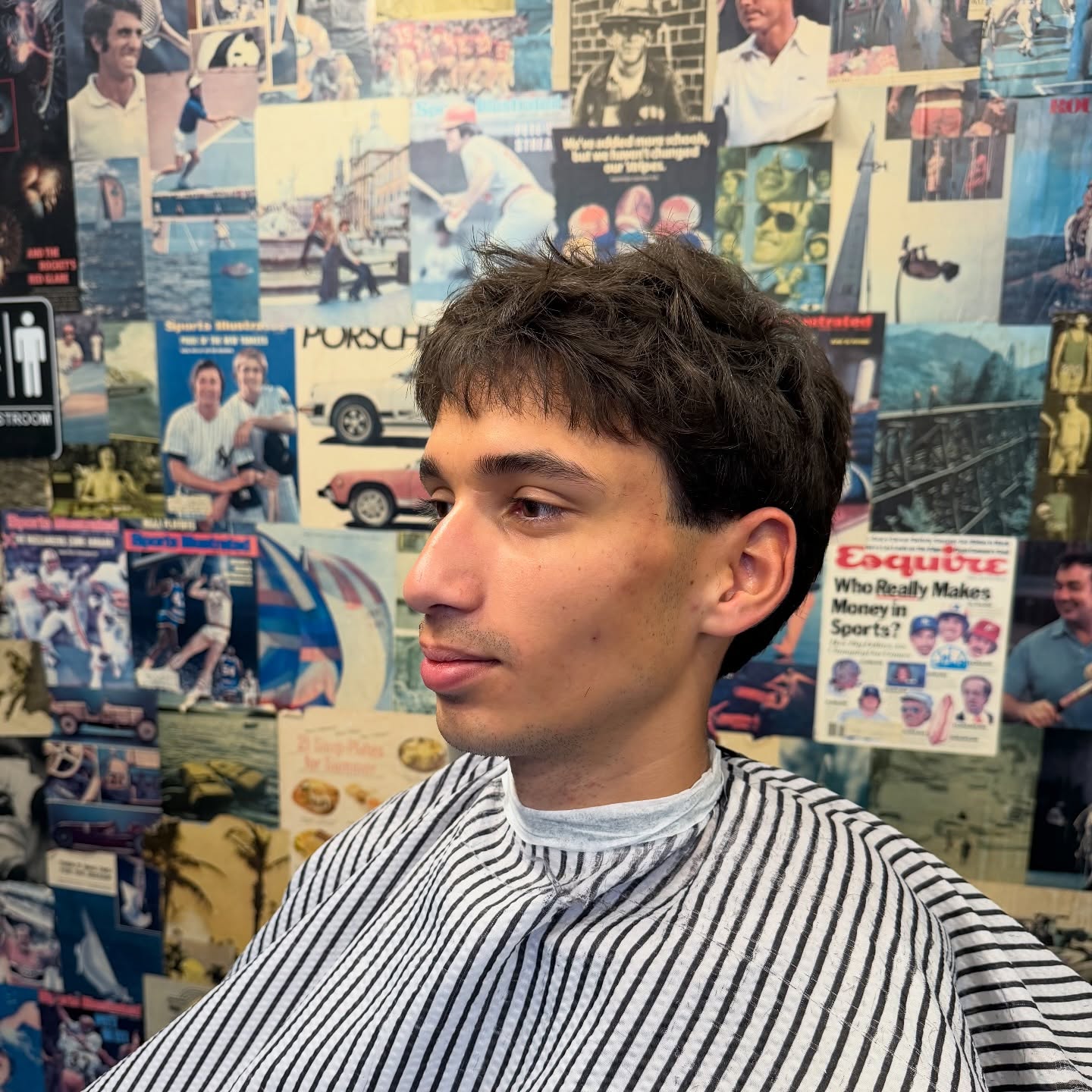 Relaxed Tousled Top with Soft Contours