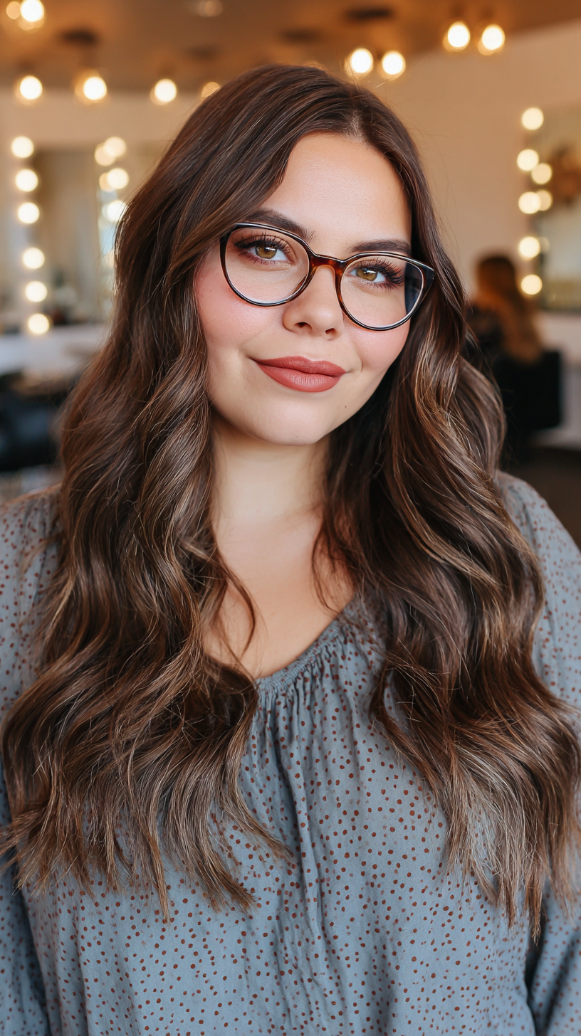 Softly Textured Long Waves with Gentle Highlights