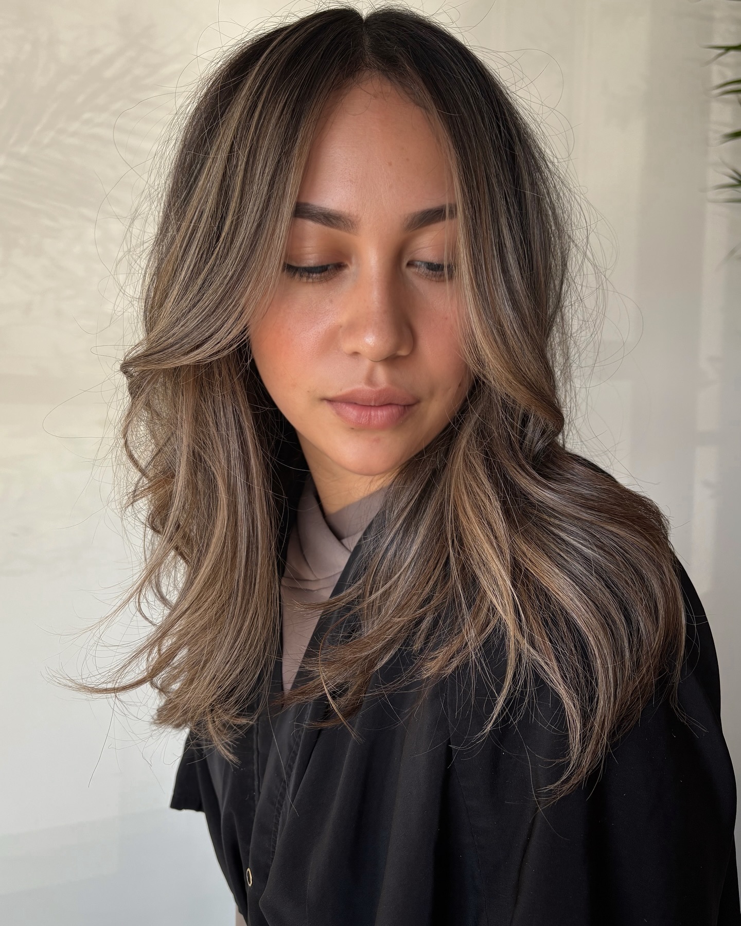 Sunlit Blonde Balayage with Soft Layers