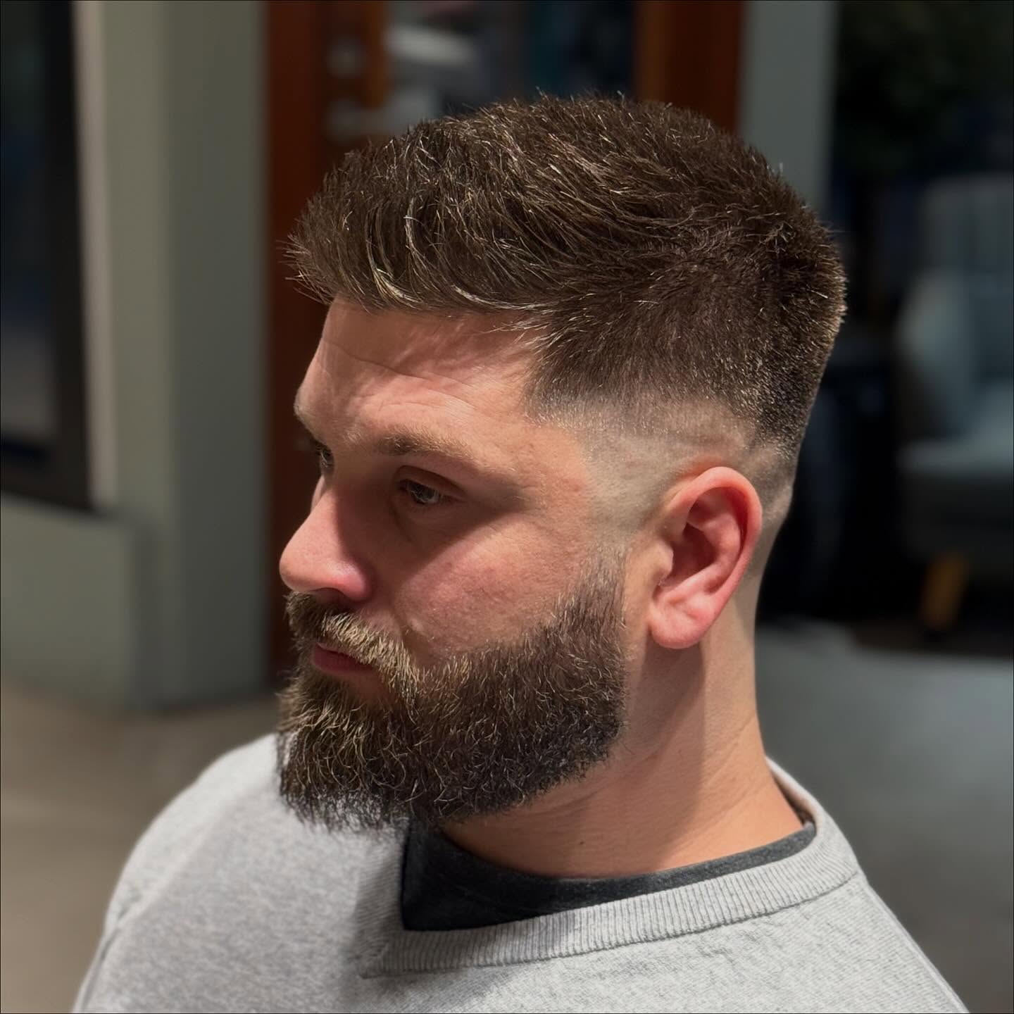 Textured Crop with Tapered Sides