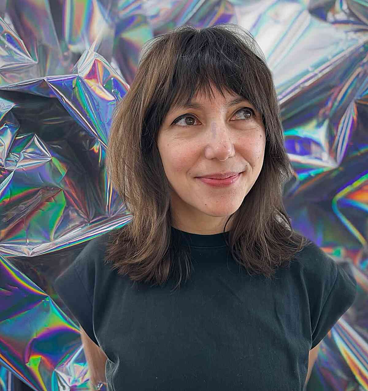 Textured Medium Shag with Fringe