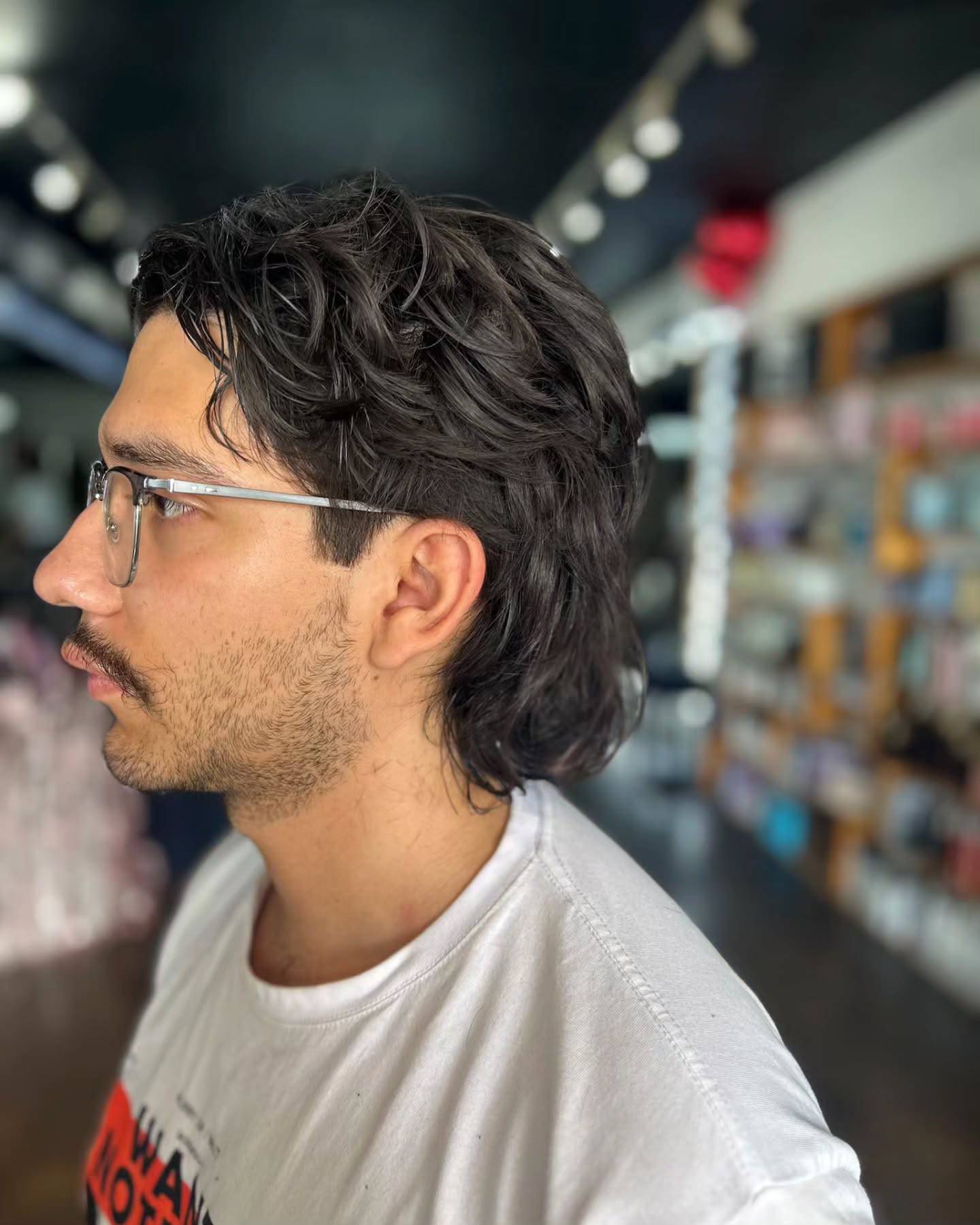 Textured Modern Mullet with Defined Waves