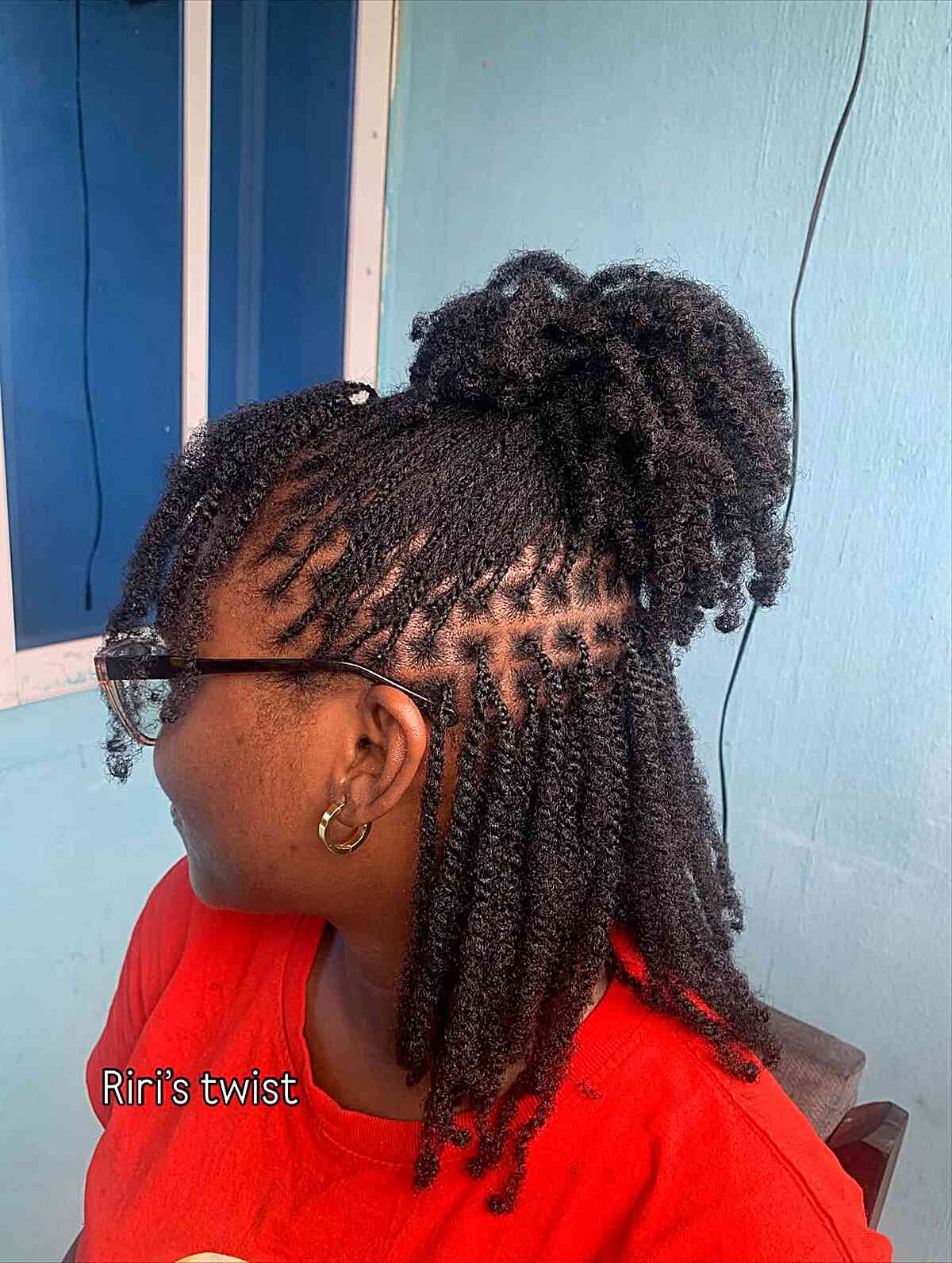 Creative Twisted Updo with Braided Sides