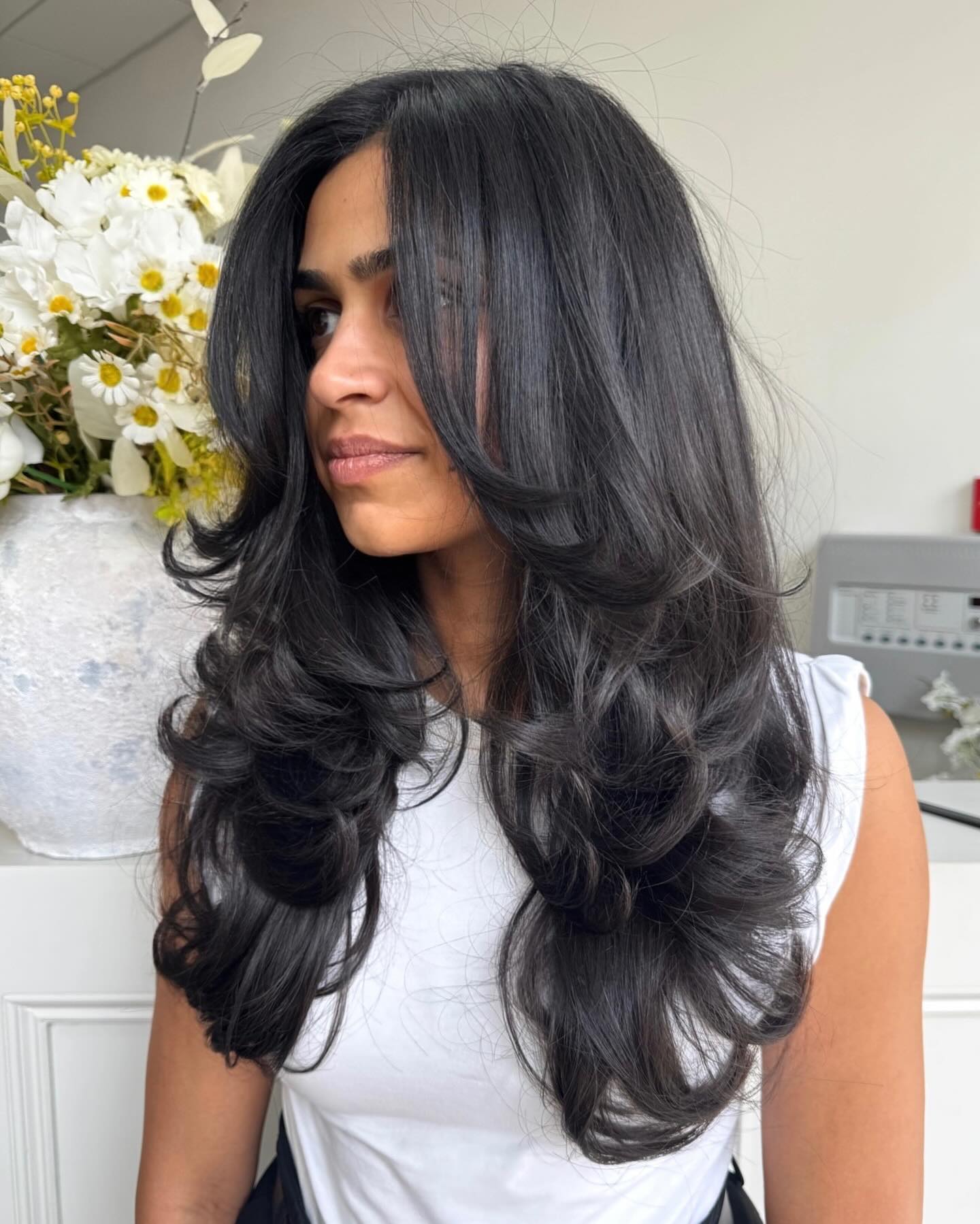 Flowing Silver Waves with Soft Ends