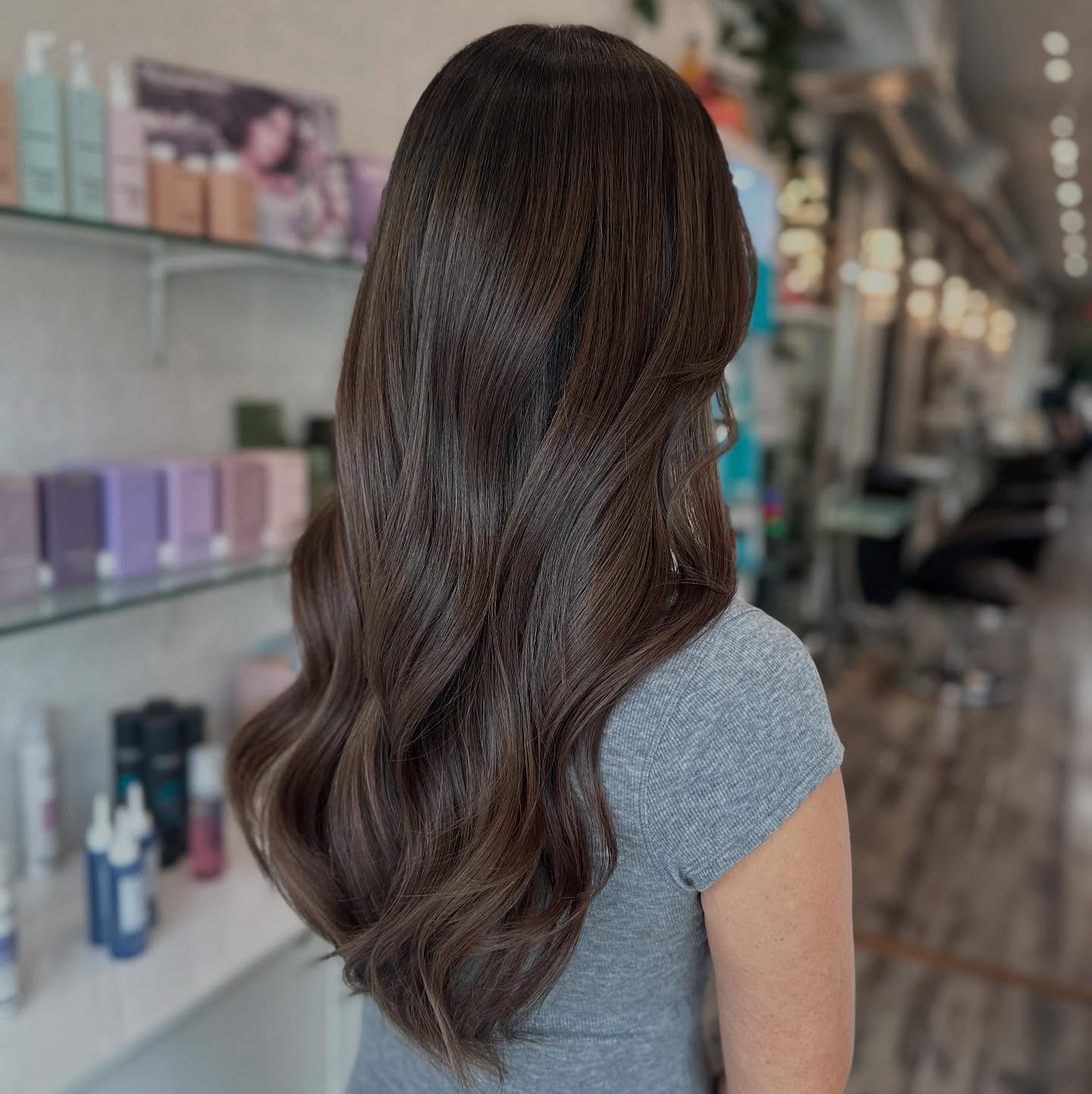 Glossy Mocha Swirls with Delicate Layers
