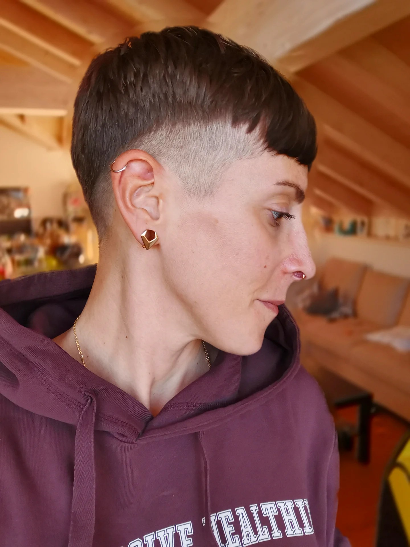 Modern Textured Undercut with Defined Crown