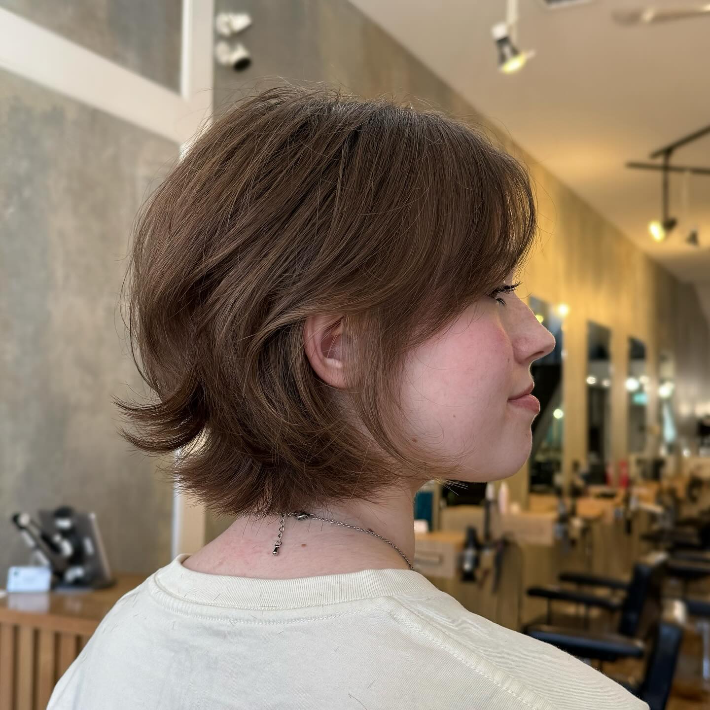 Modern Tousled Bob with Graduated Layers