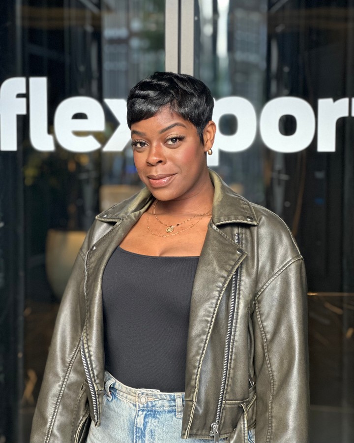 Elegant Glossy Black Finger Waves