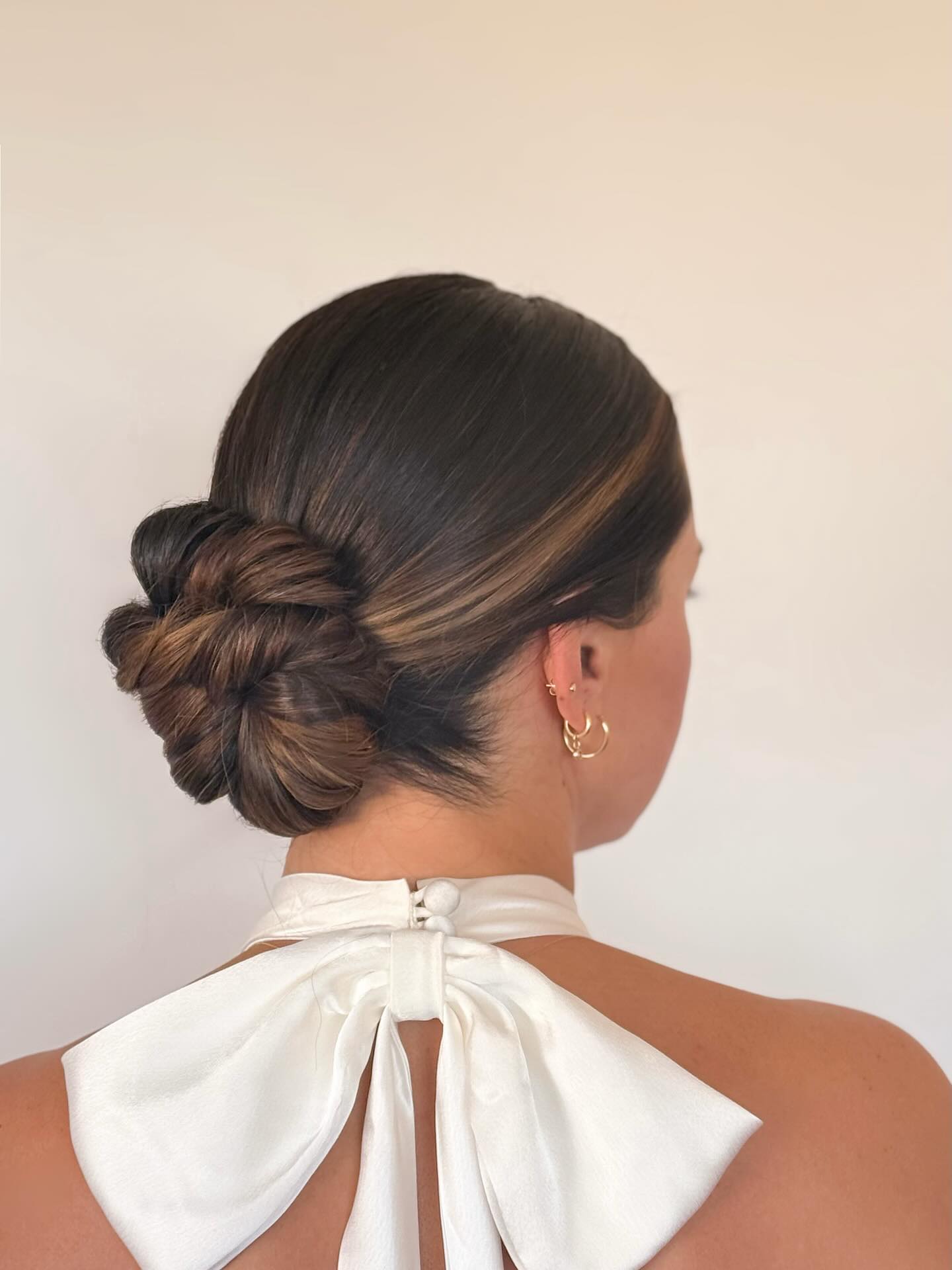 Elegant Sleek Low Chignon