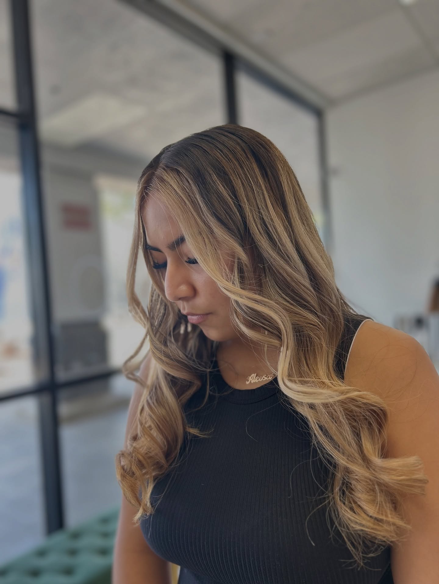 Luminous Blonde Highlights with Luxe Long Layers