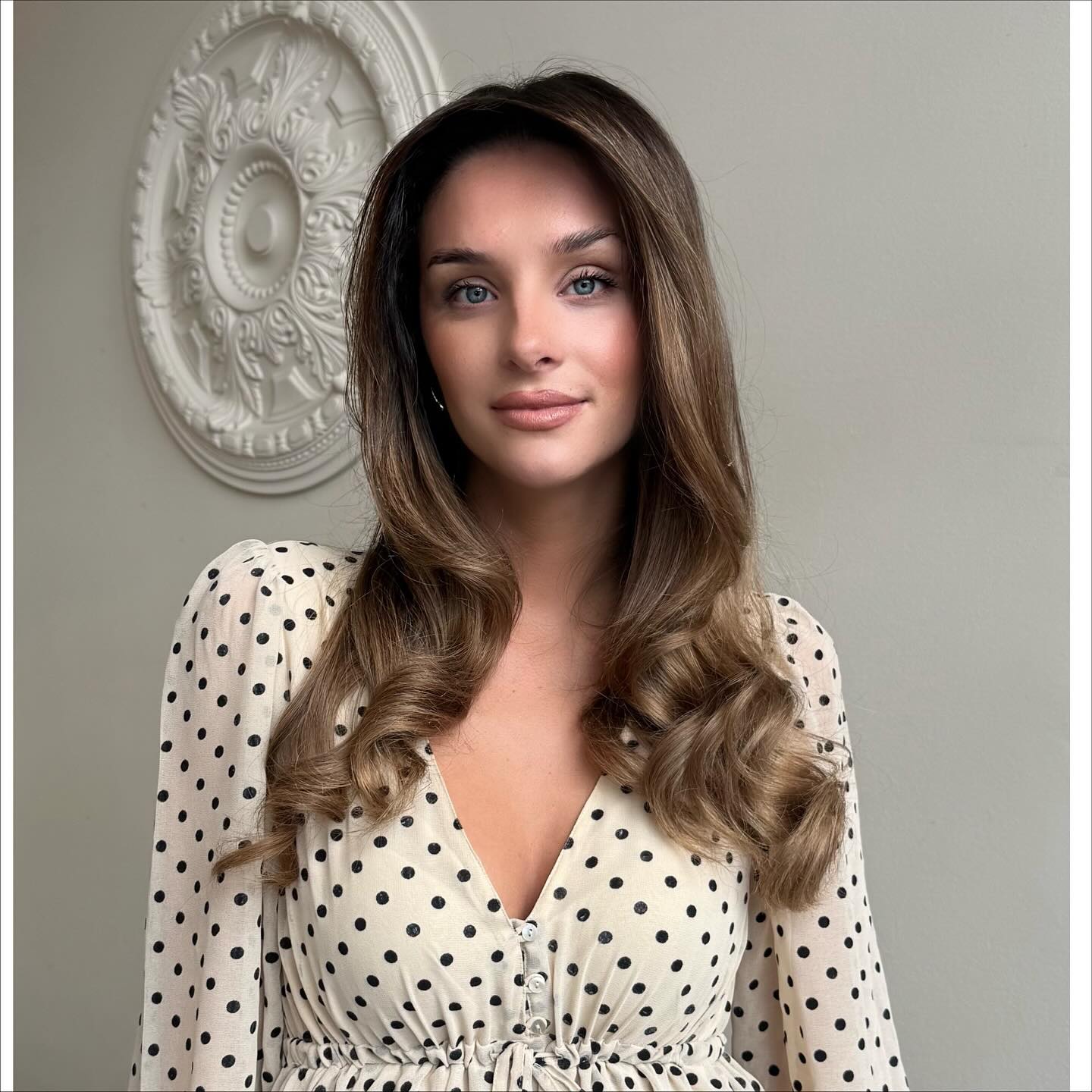 Classic Face-Framing Layers in Rich Brunette