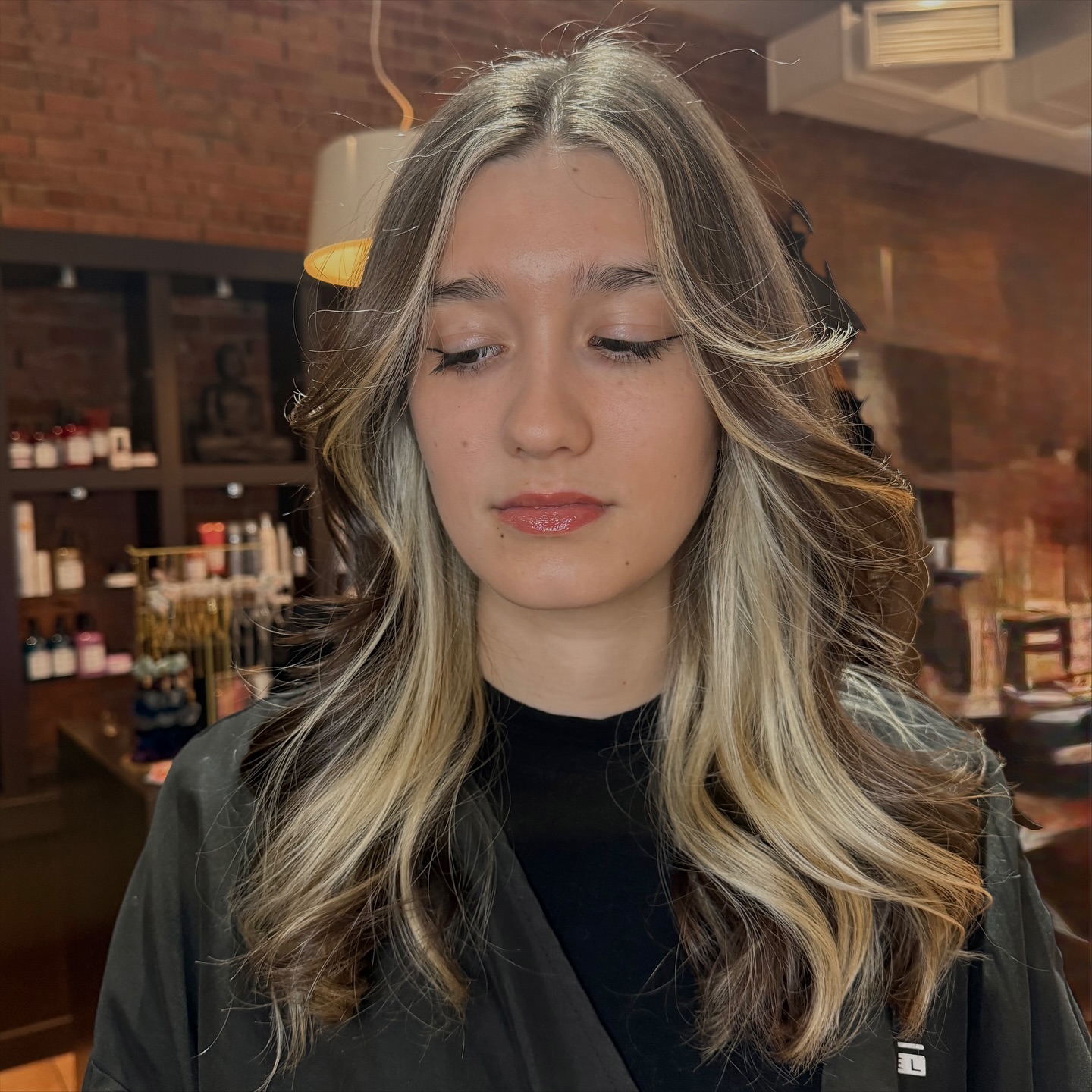 Flowing Beach Waves with Golden Highlights