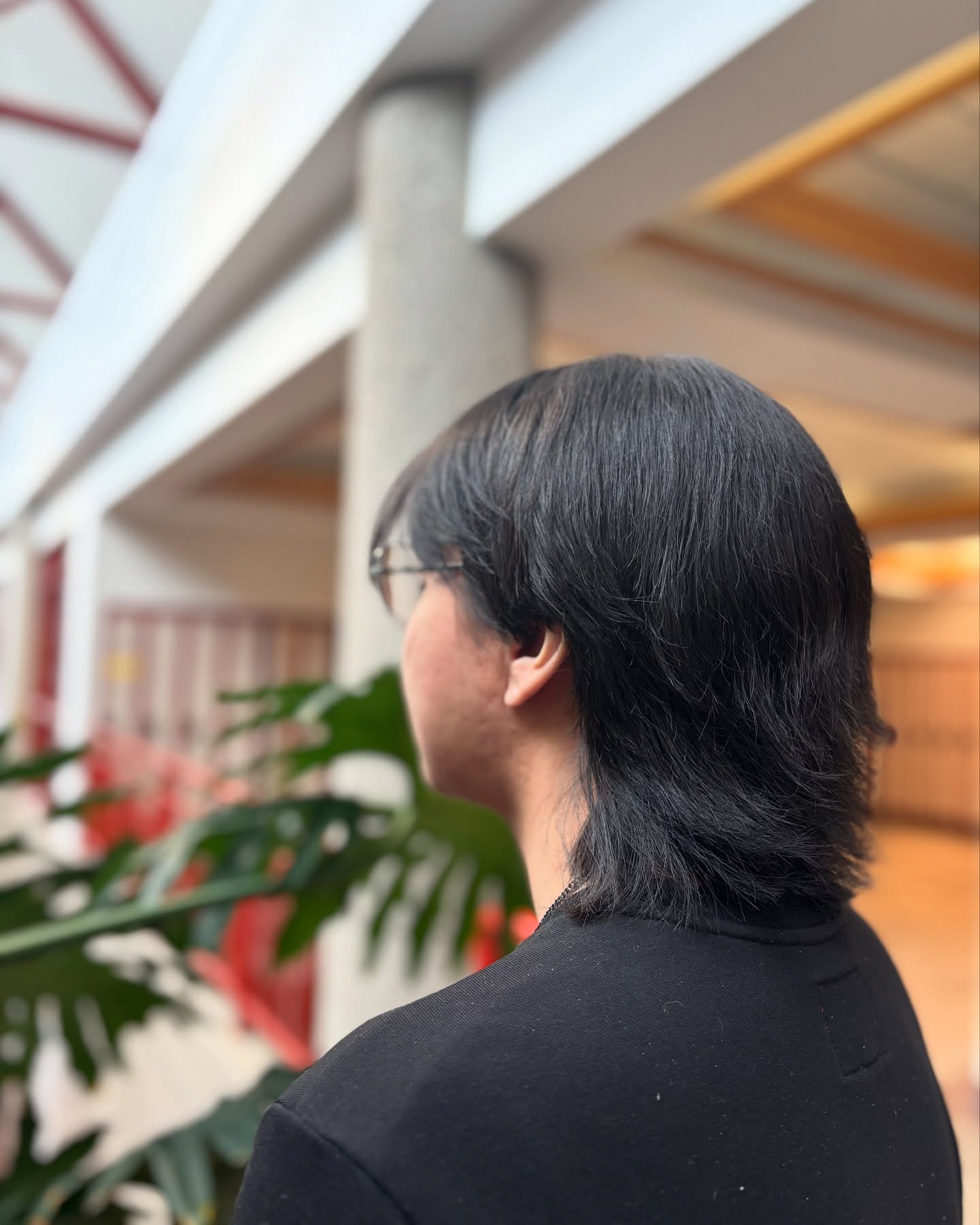 Flowing Midnight Black Cascade with Natural Texture