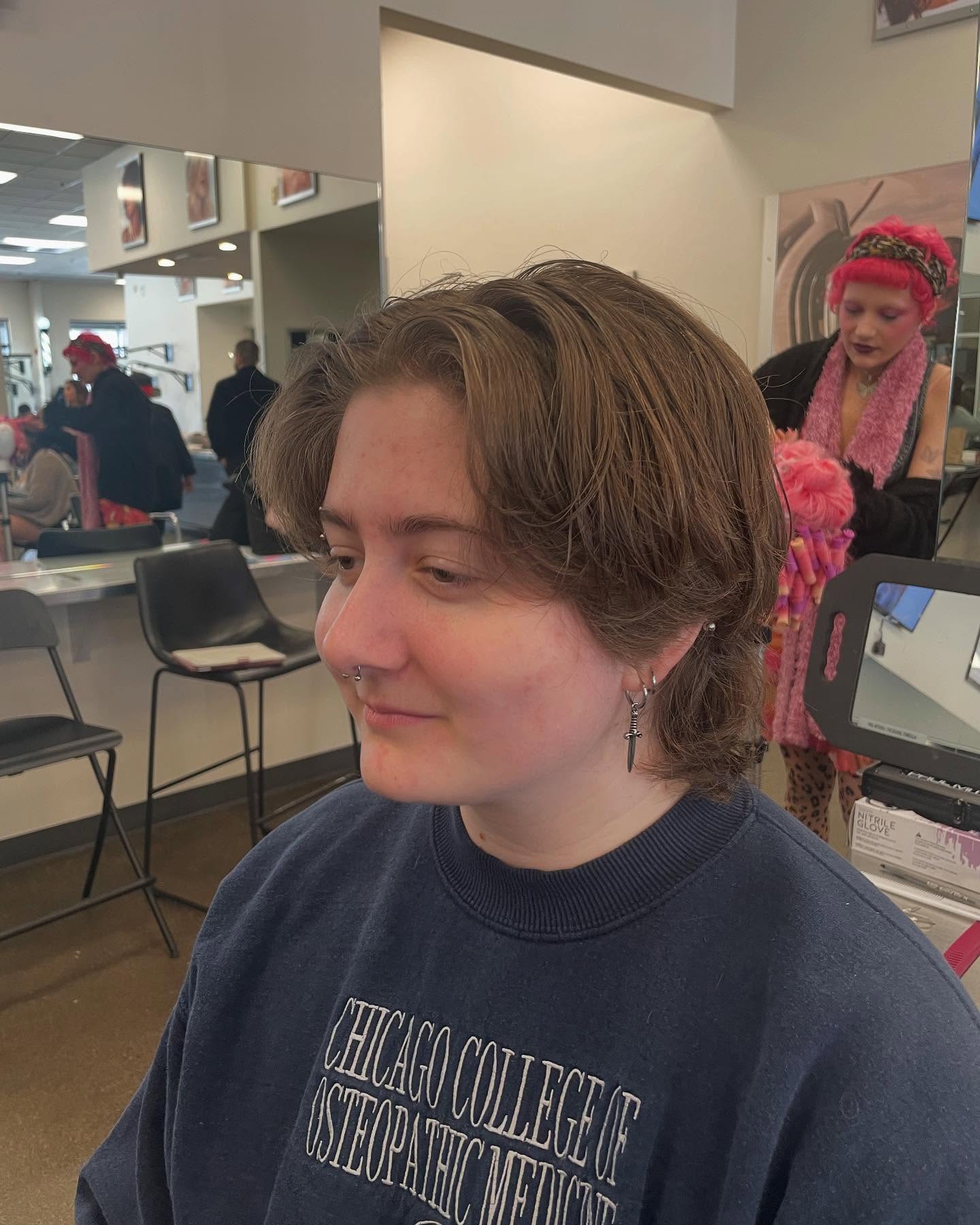Gently Tousled Sandy Blonde Bob