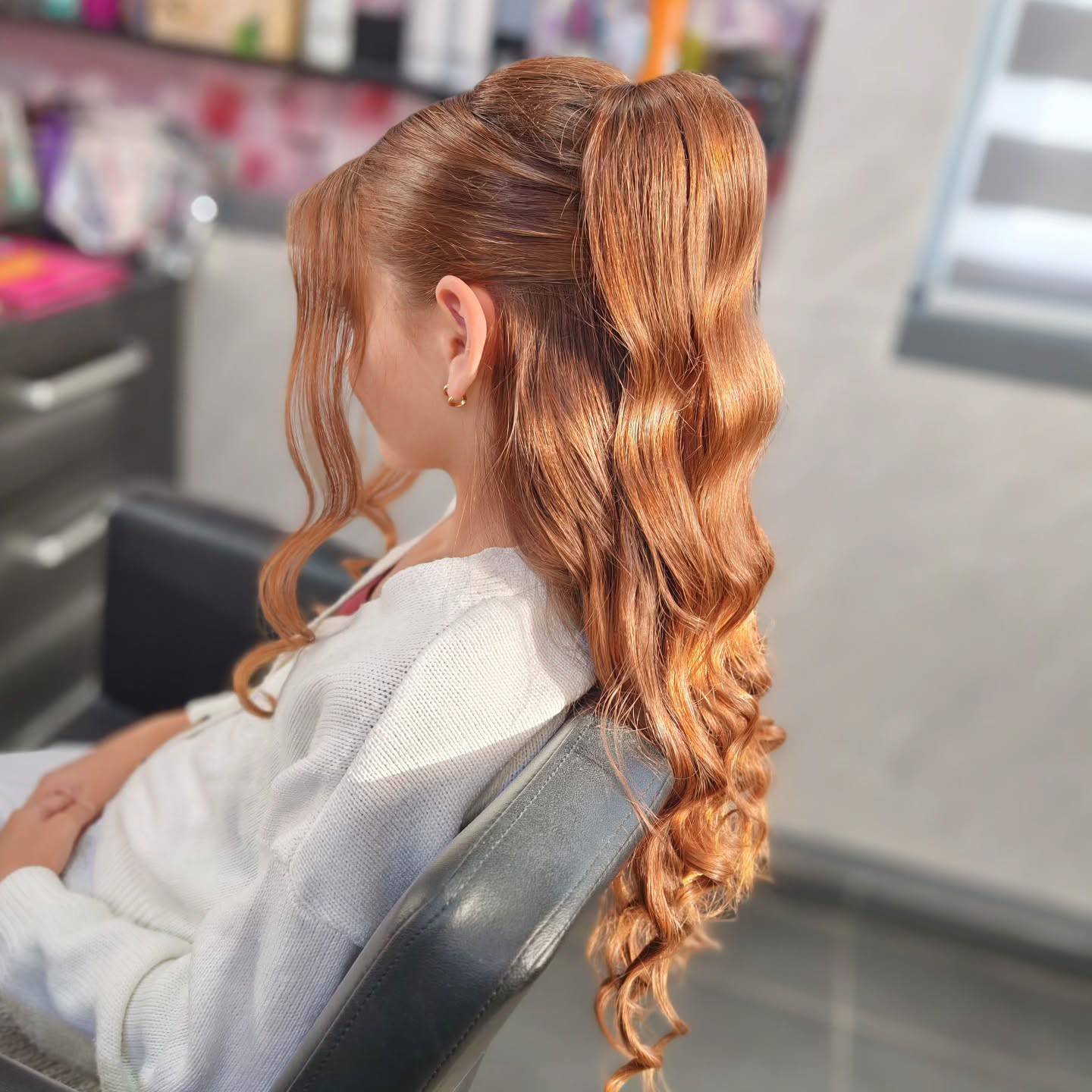 Gorgeous Half Up Half Down Soft Waves with Volume