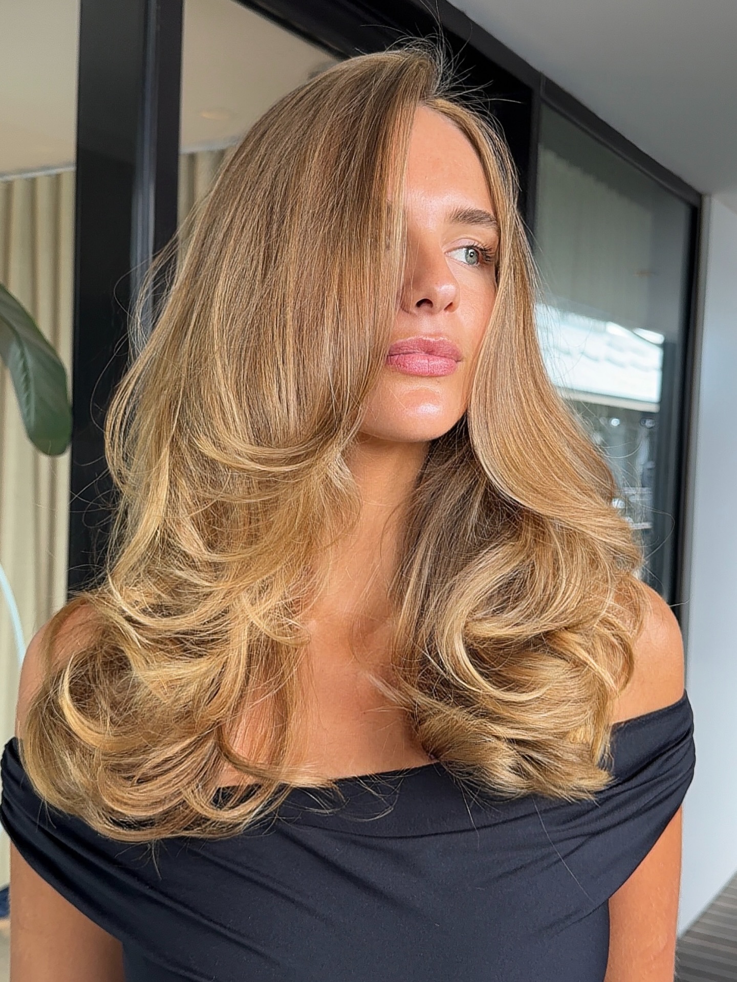 Luxurious Long Layers with Sun-Kissed Highlights