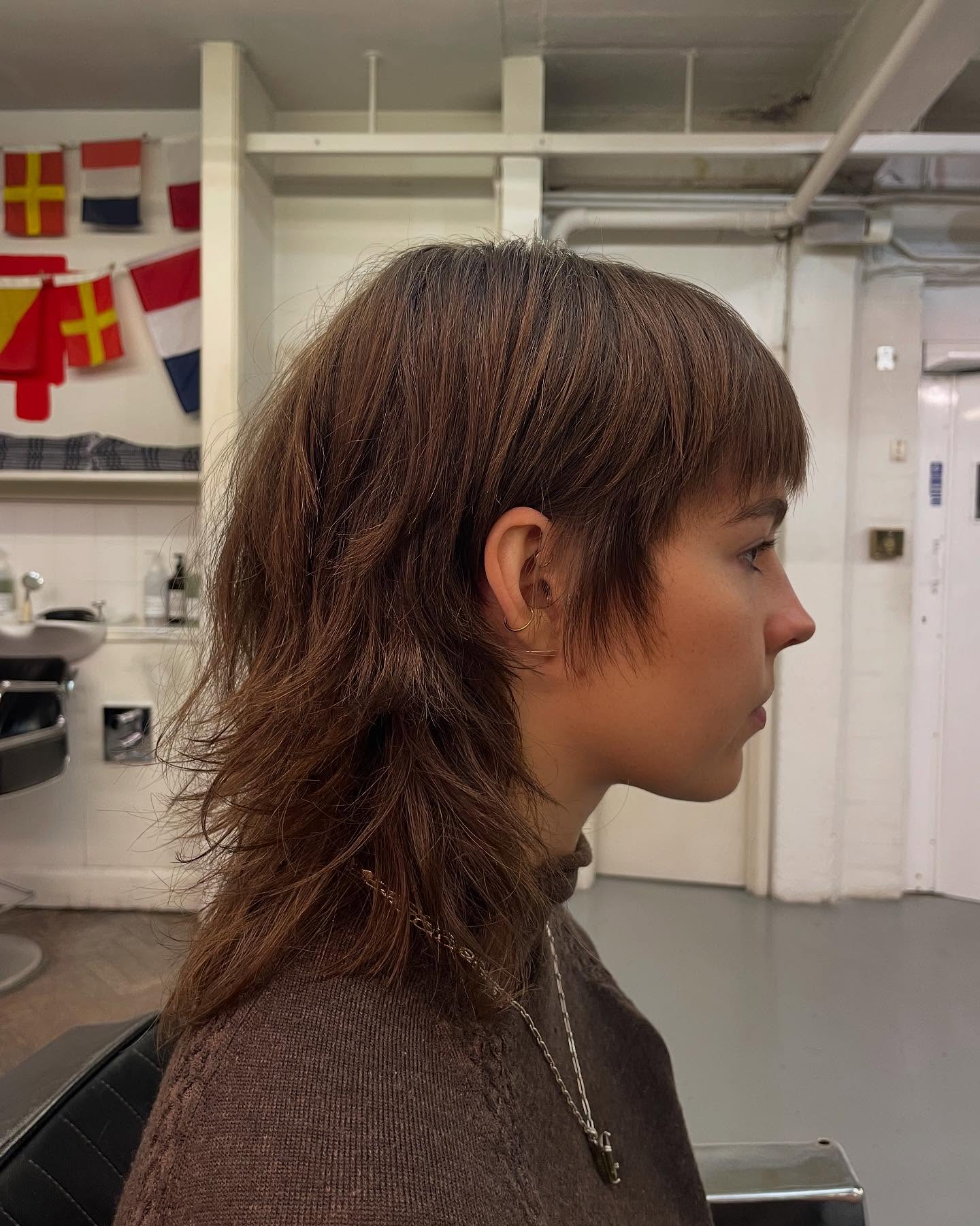 Modern Textured Mullet with Soft Layers