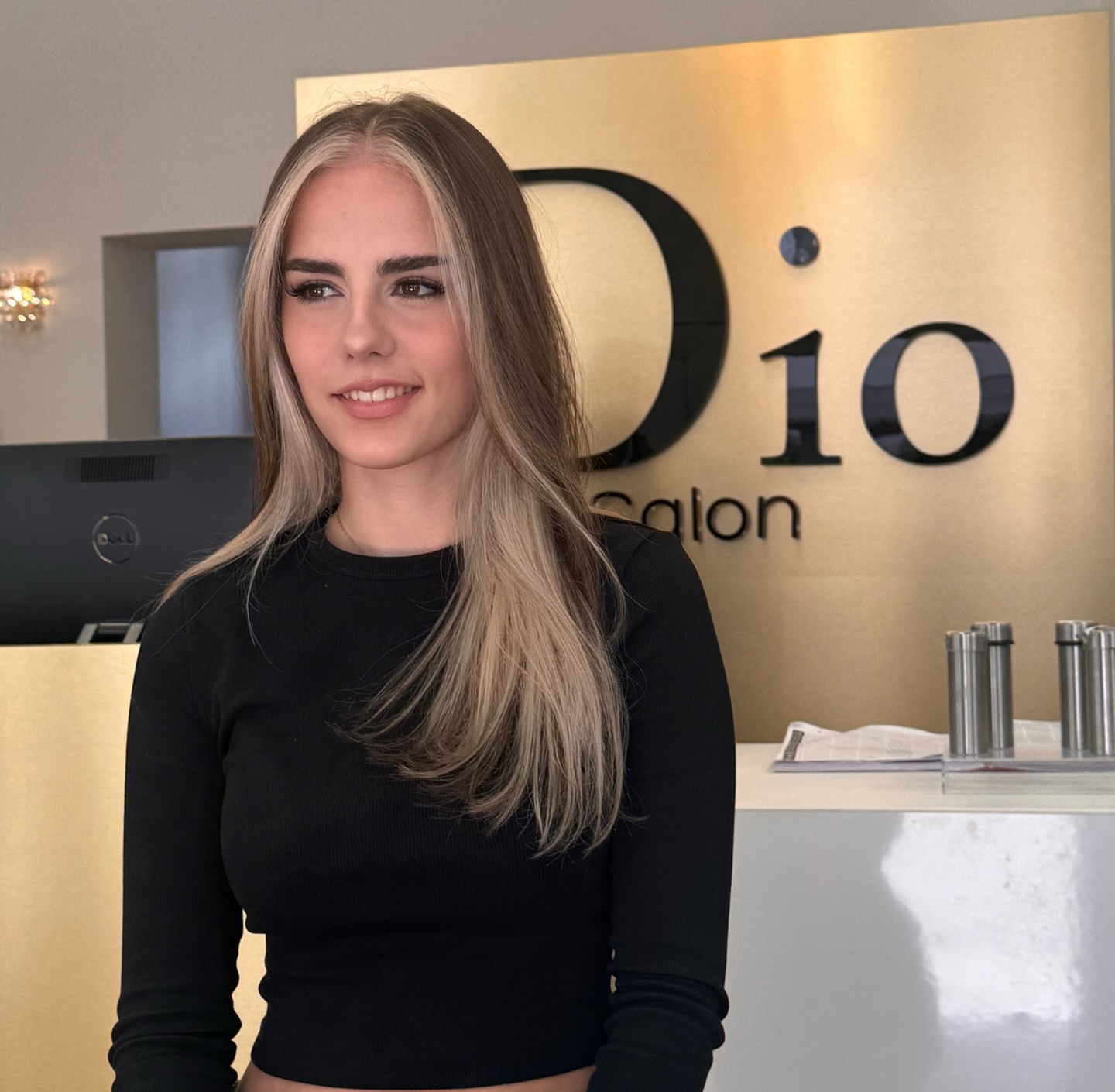 Soft Blonde Balayage with Natural Roots