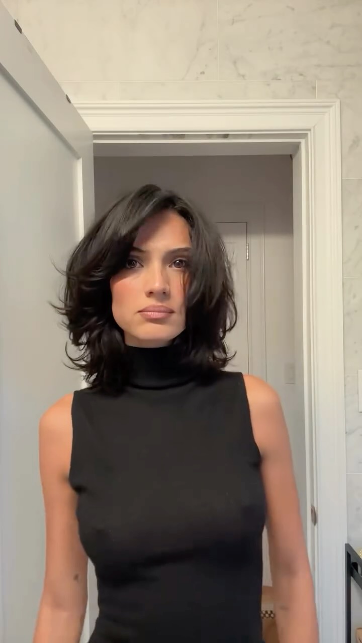 Textured Layered Lob with Soft Waves