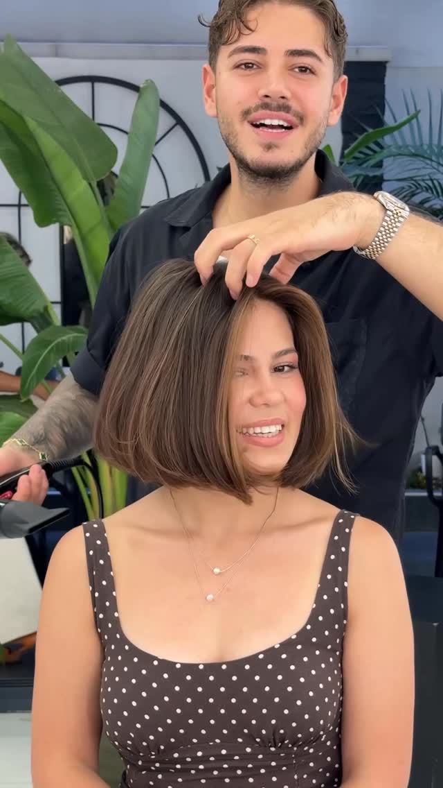 Trendy Blunt Lob with Soft Face-Framing Layers