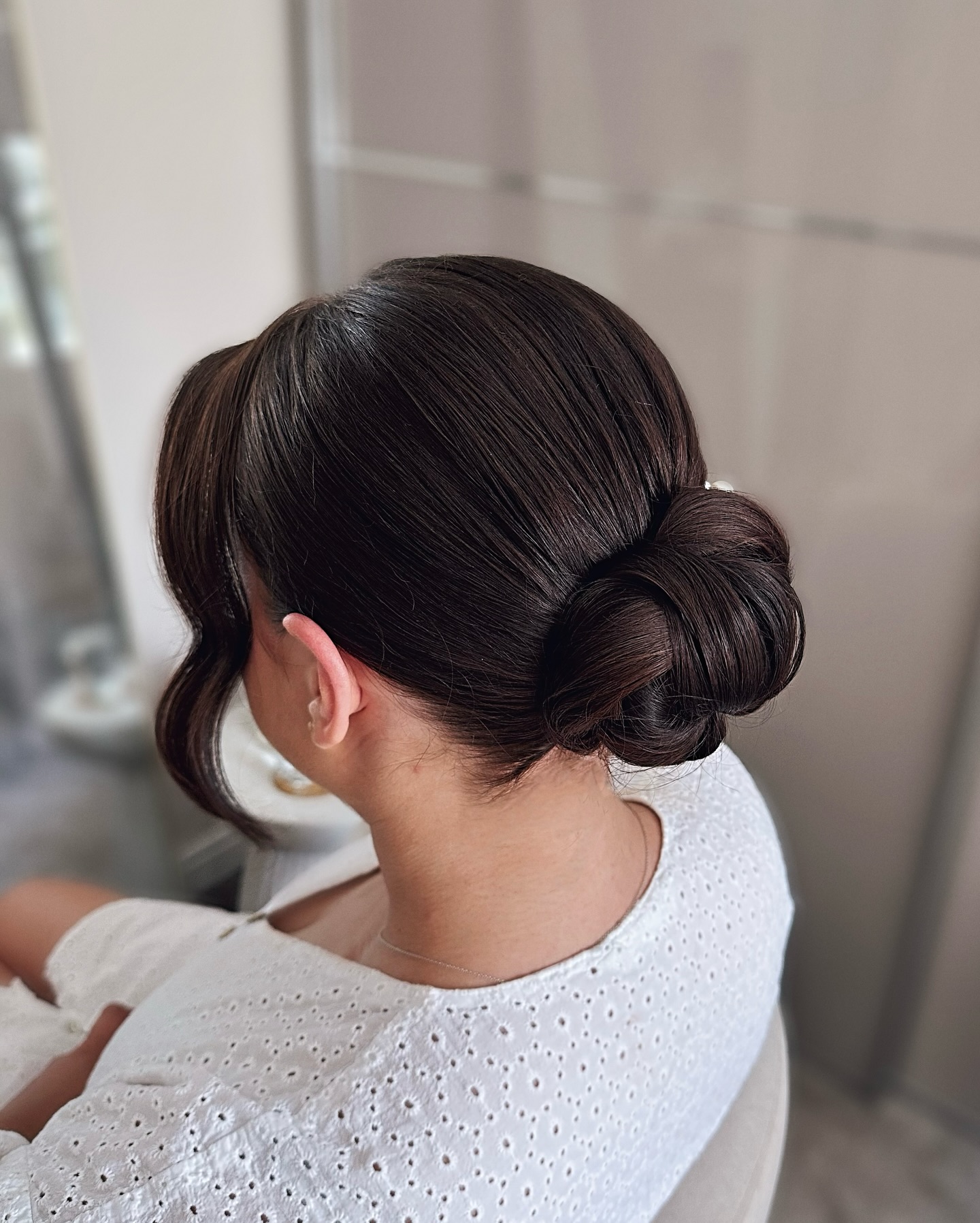Classic Sleek Low Chignon